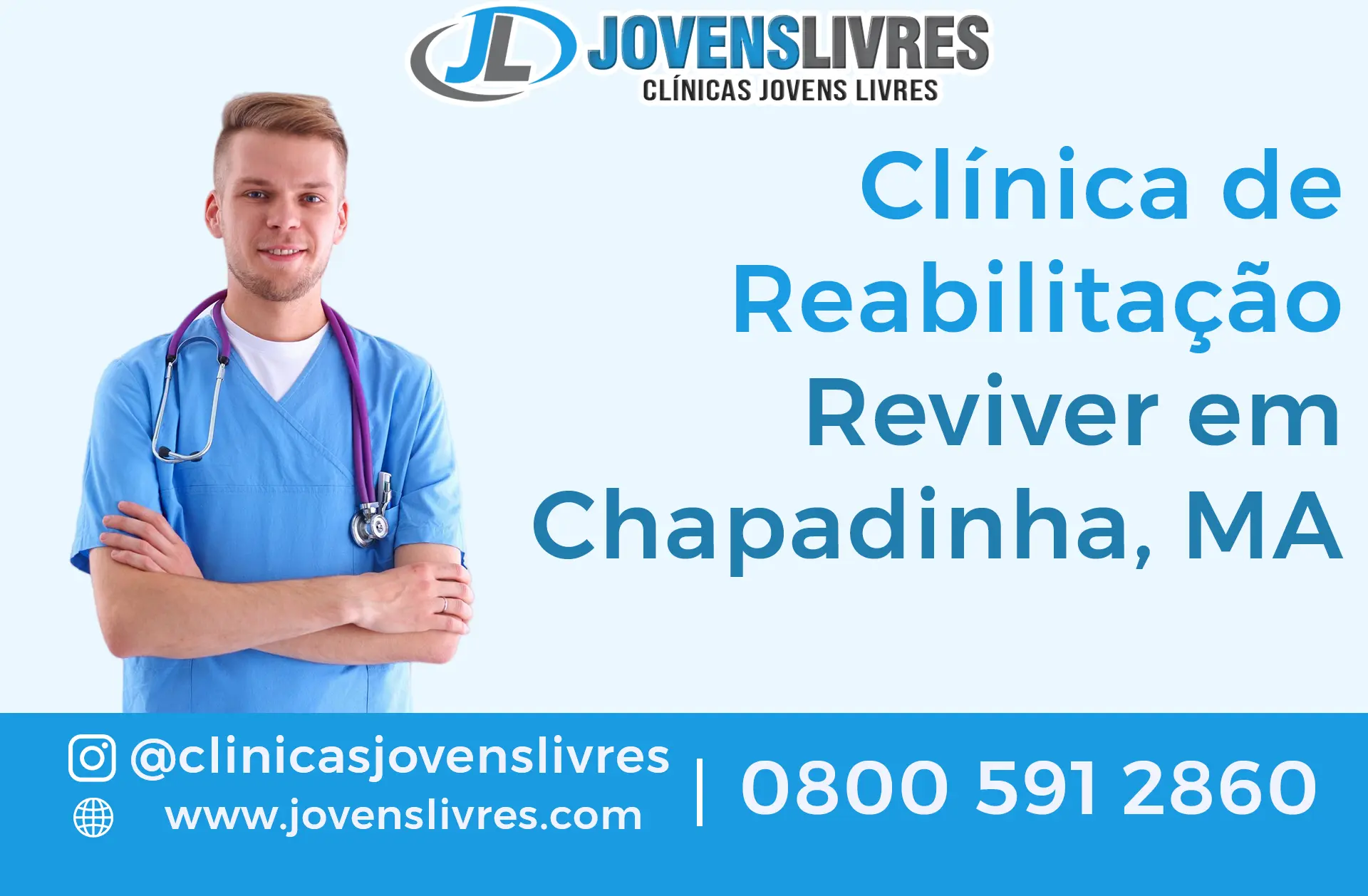 Clínica de Reabilitação Reviver em Chapadinha, MA