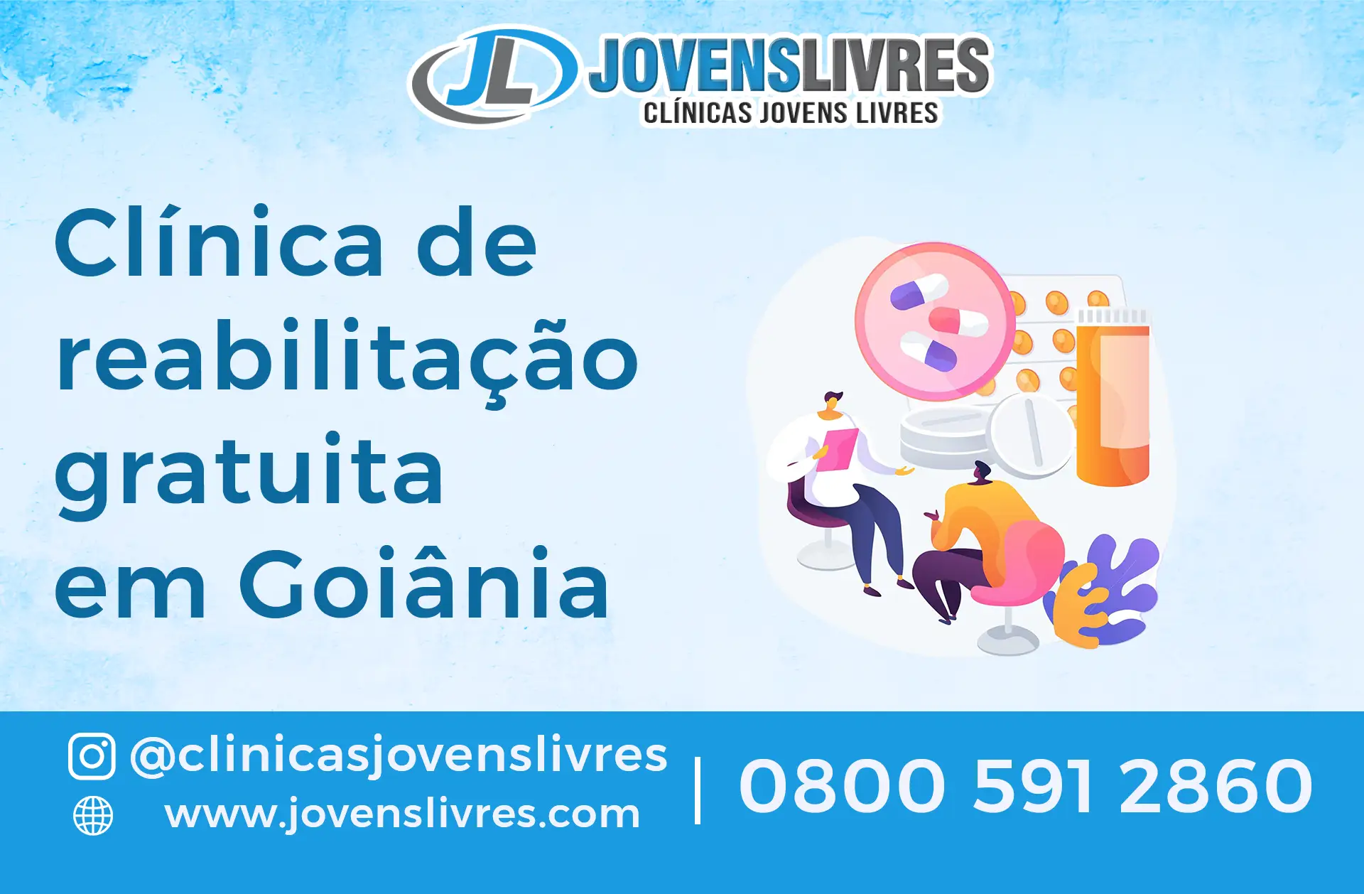 Clínica de Reabilitação Gratuita em Goiânia | Jovens Livres