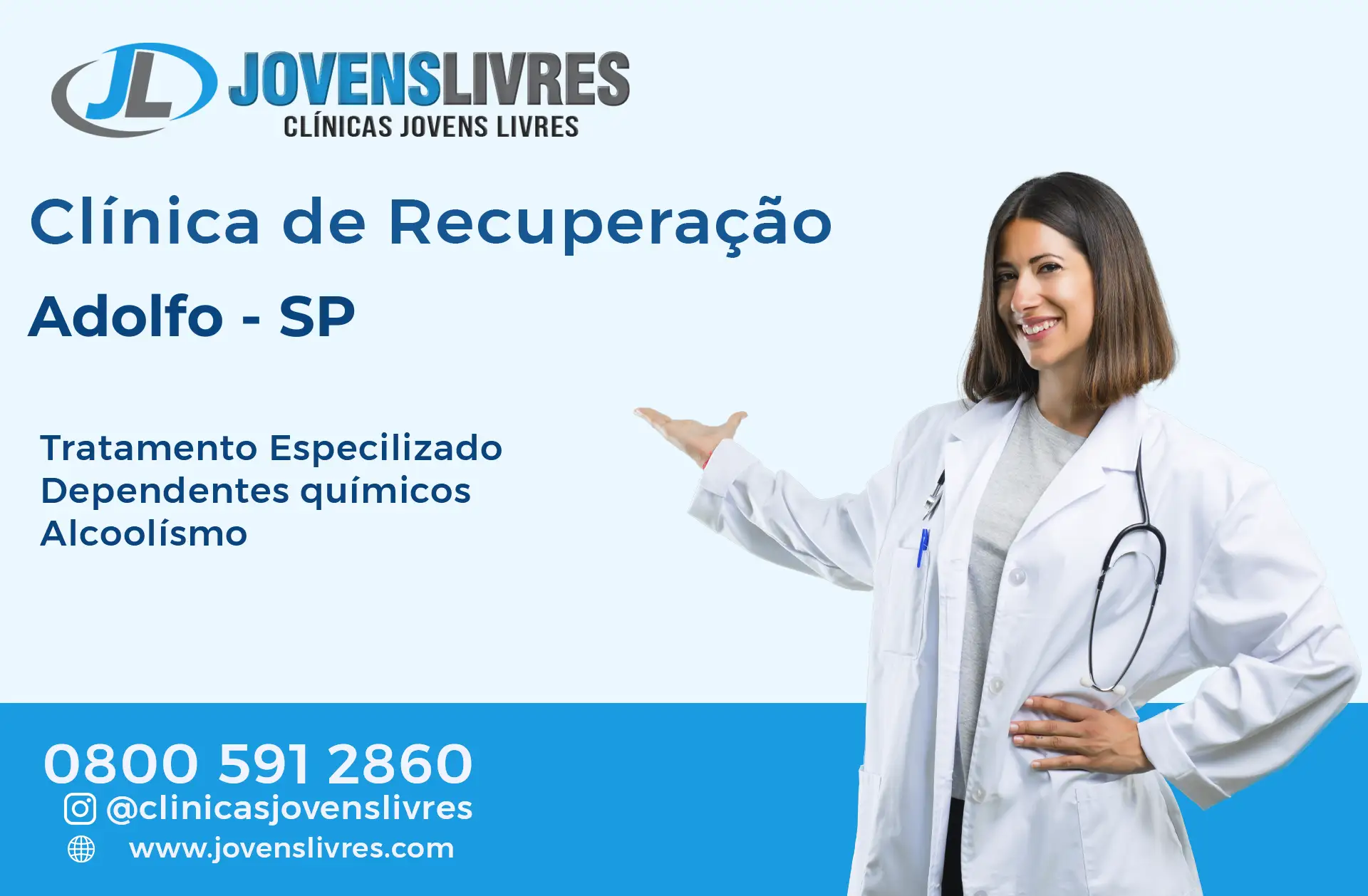 Clínica de Recuperação em Adolfo - SP