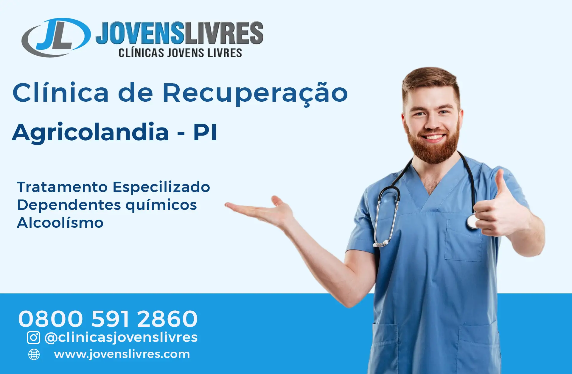 Clínica de Recuperação em Agricolândia - PI