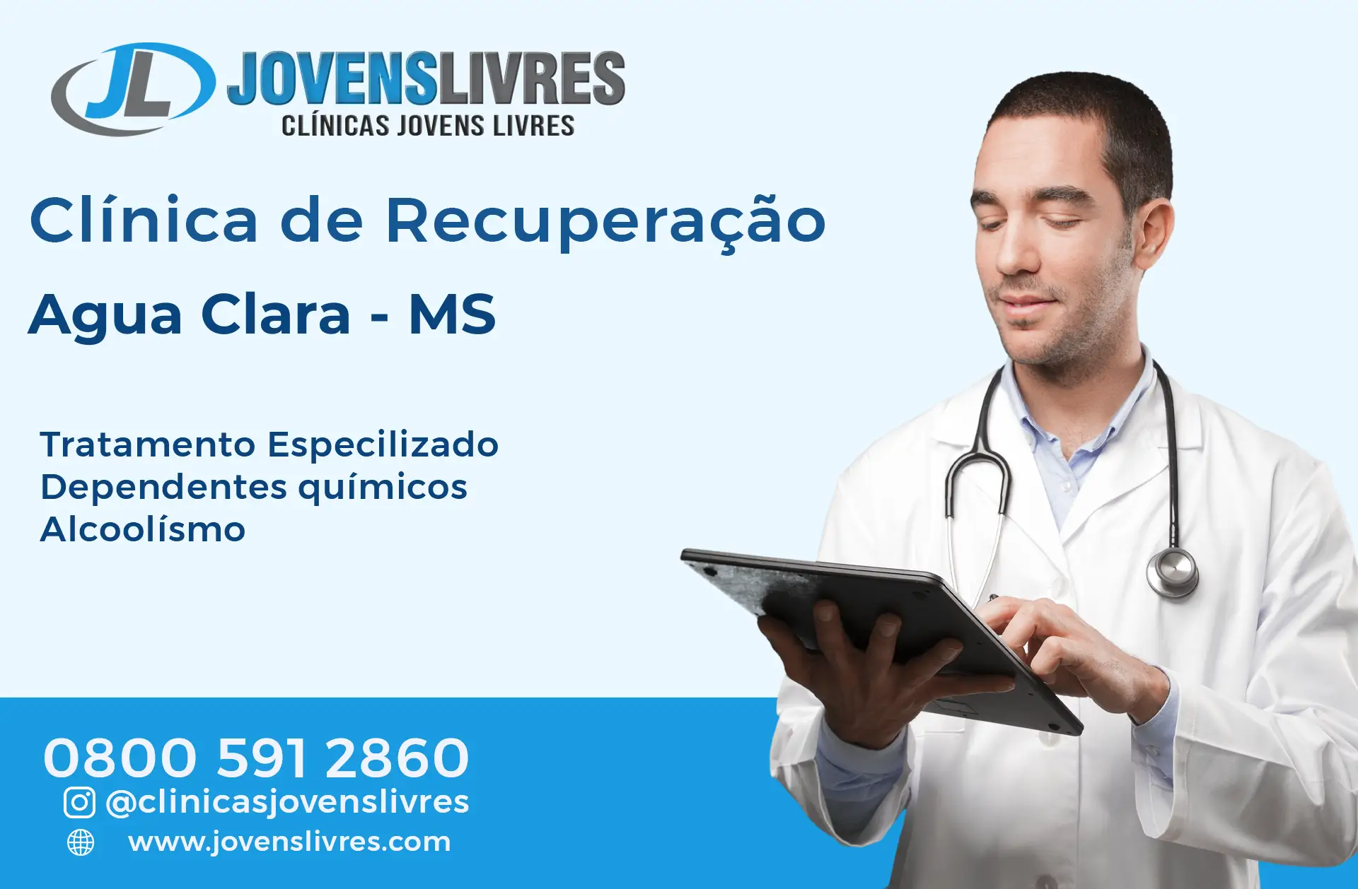 Clínica de Recuperação em Água Clara - MS