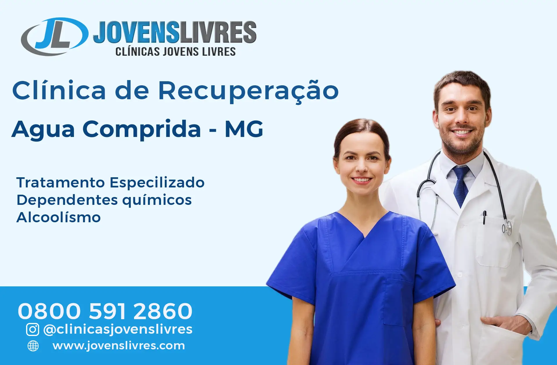 Clínica de Recuperação em Água Comprida - MG