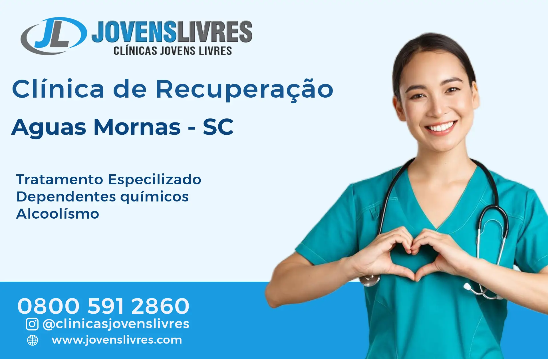 Clínica de Recuperação em Águas Mornas - SC