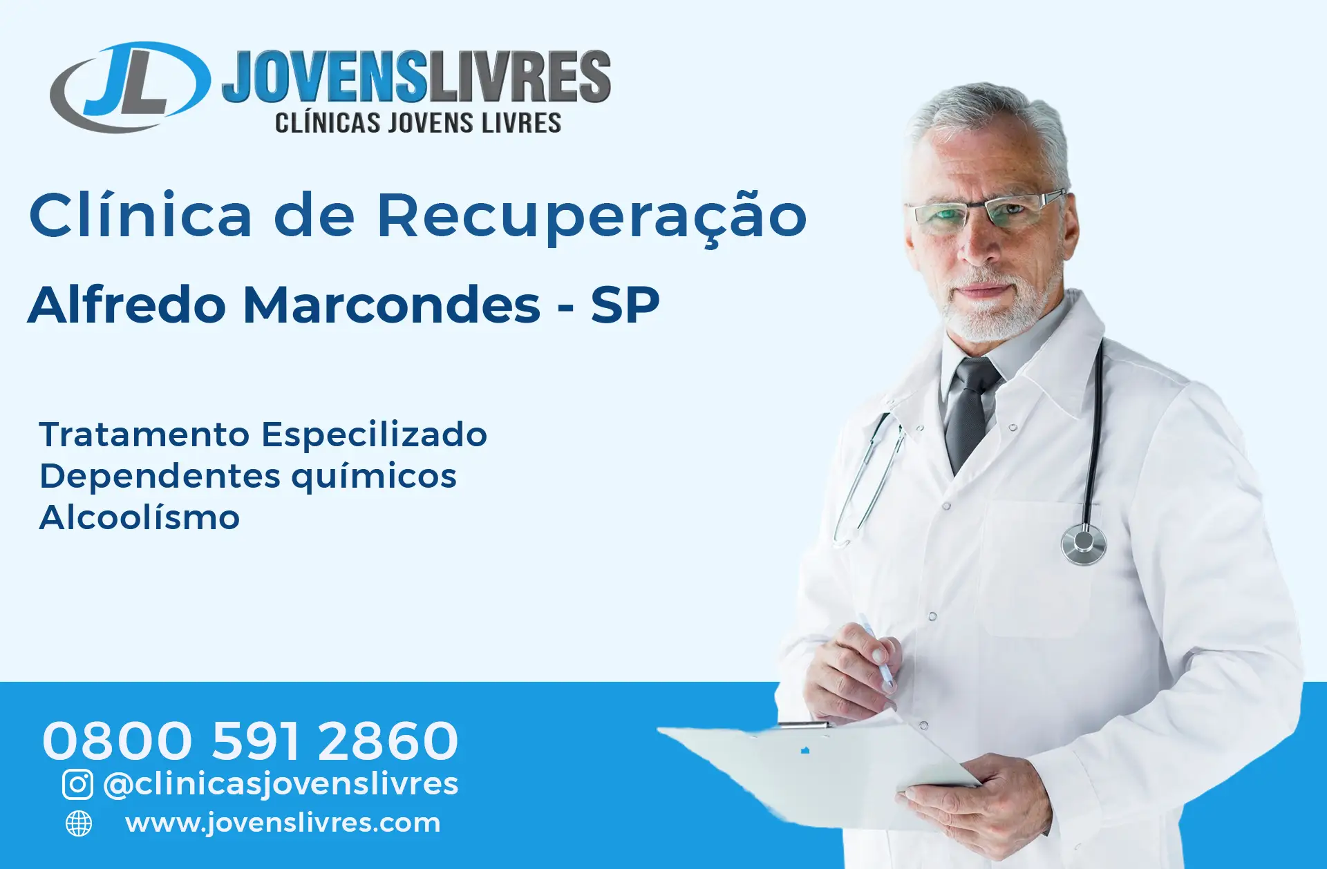 Clínica de Recuperação em Alfredo Marcondes - SP