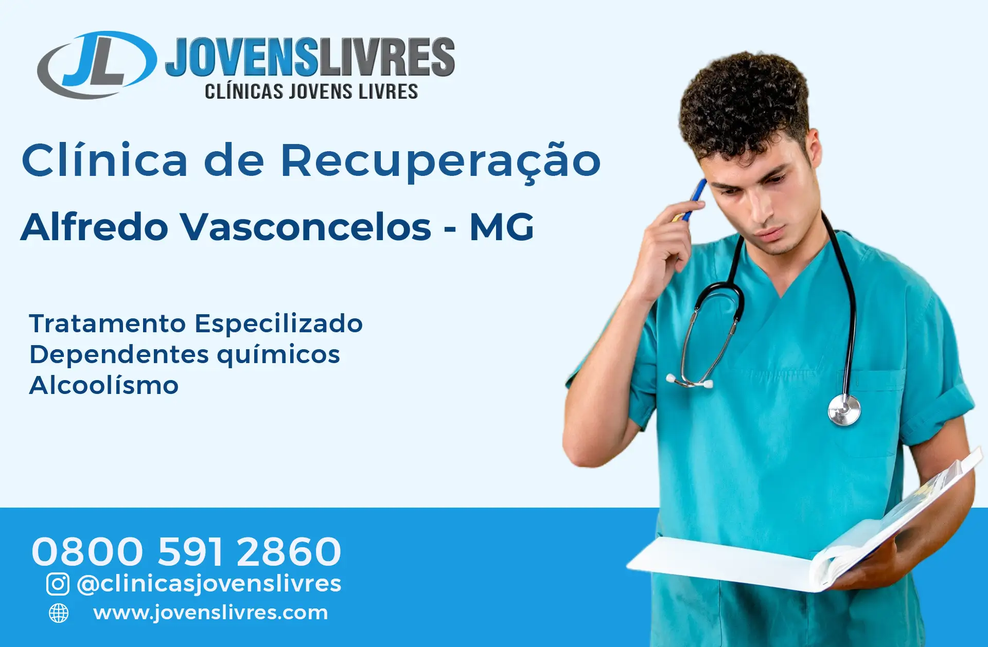 Clínica de Recuperação em Alfredo Vasconcelos - MG