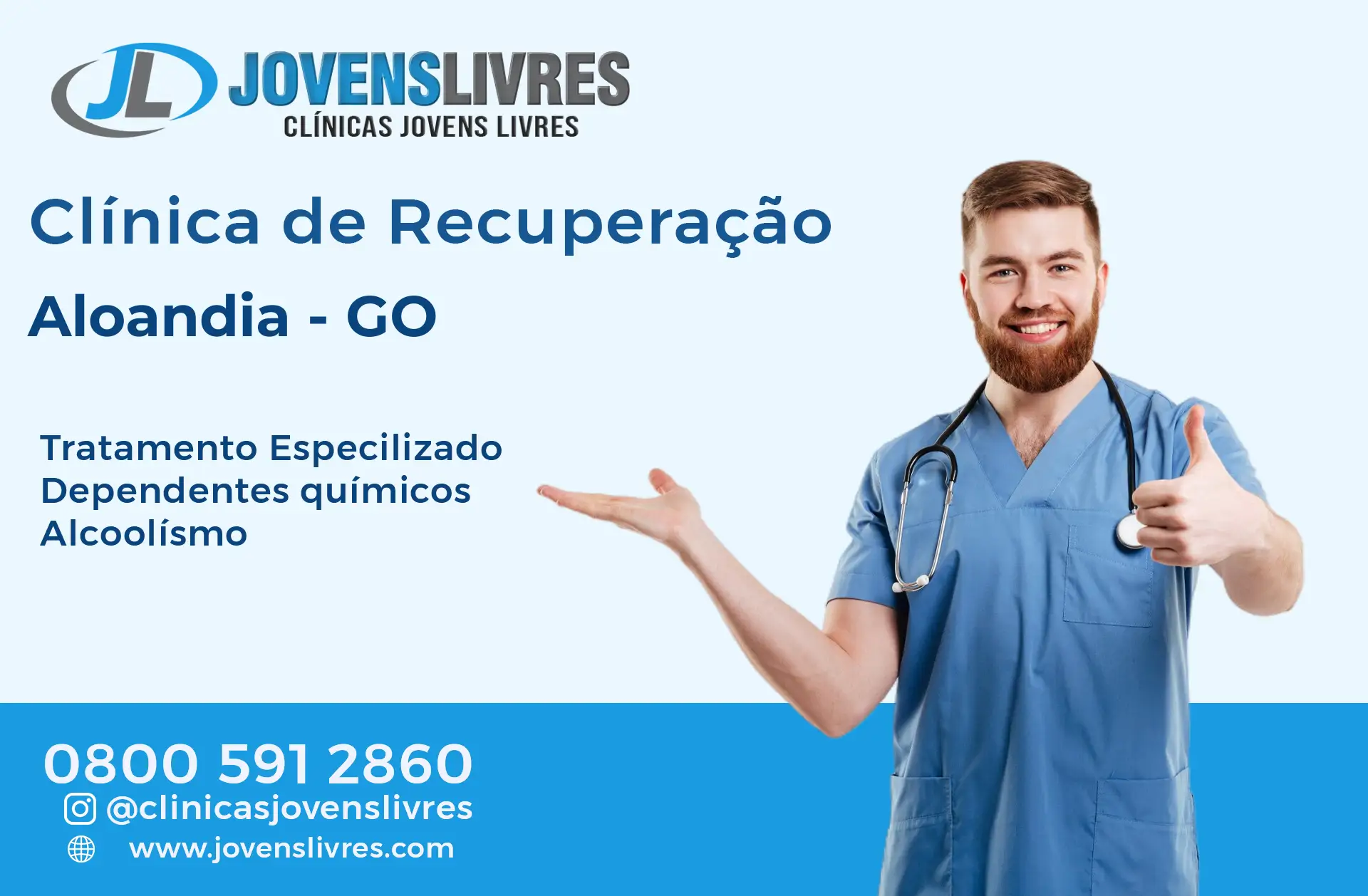 Clínica de Recuperação em Aloândia - GO