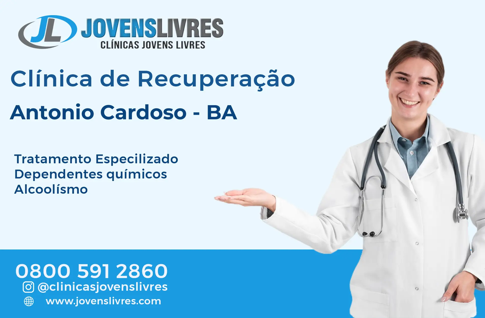 Clínica de Recuperação em Antônio Cardoso - BA