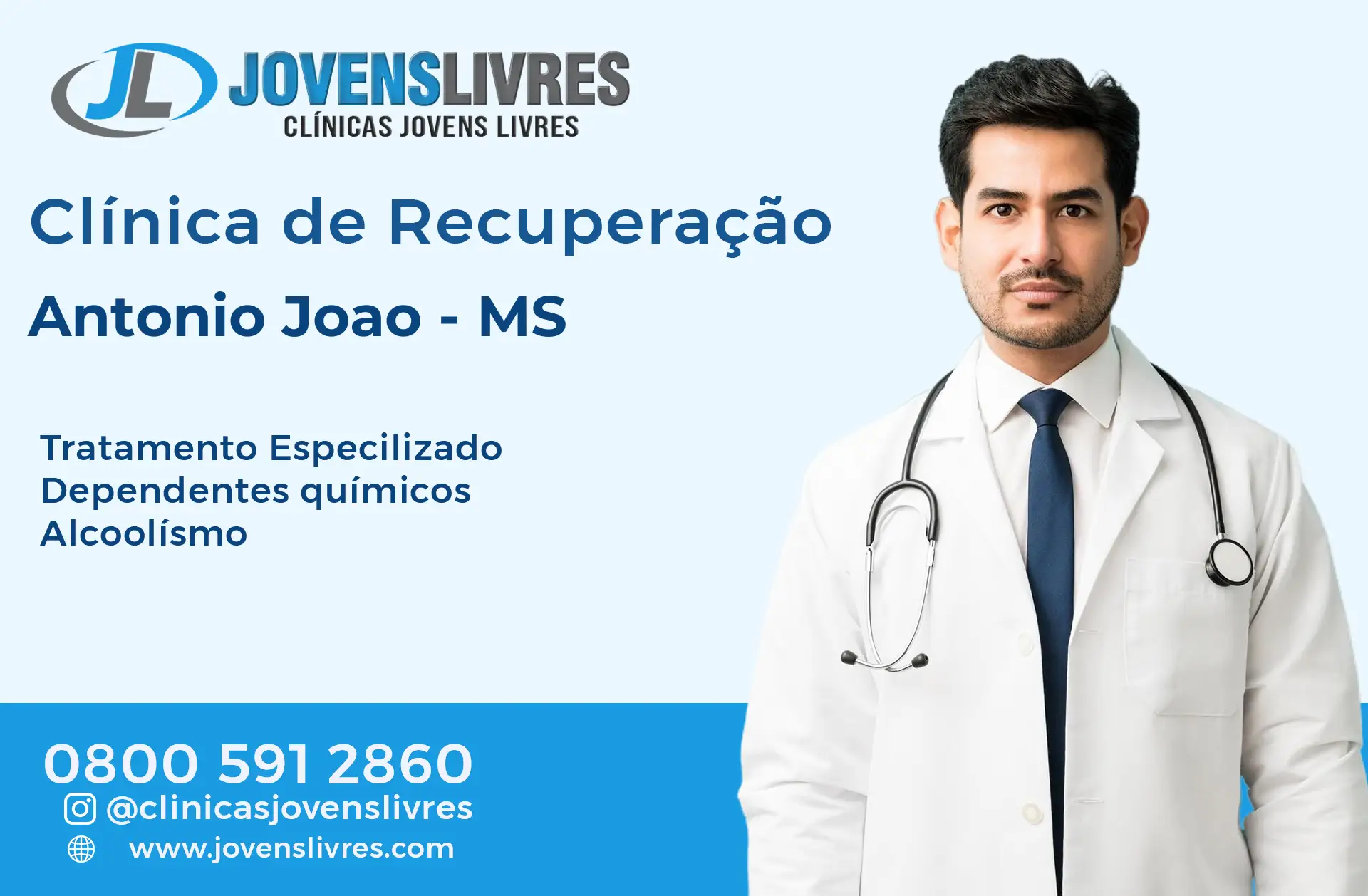 Clínica de Recuperação em Antônio João - MS