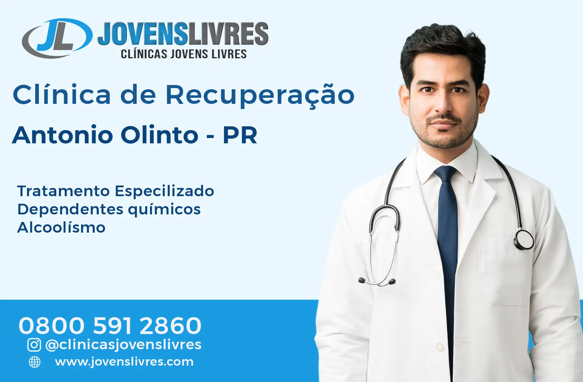 Clínica de Recuperação em Antônio Olinto - PR