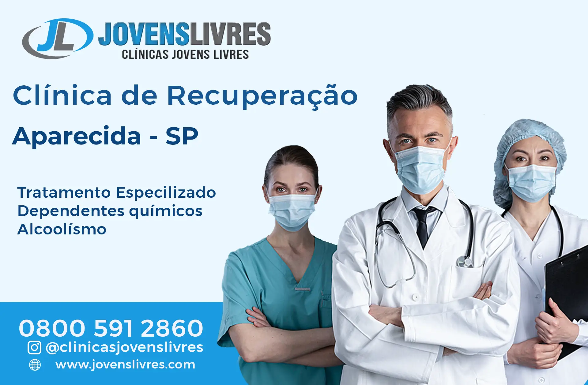 Clínica de Recuperação em Aparecida - SP