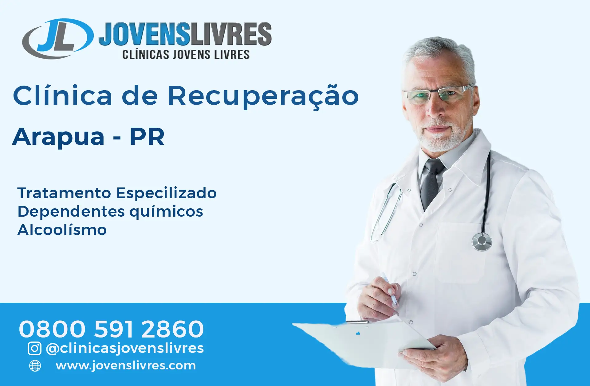 Clínica de Recuperação em Arapuã - PR