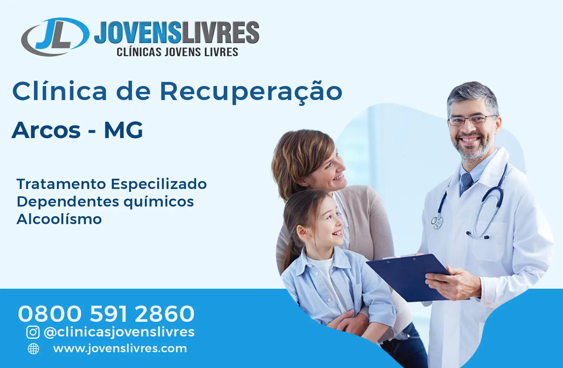 Clínica de Recuperação em Arcos - MG