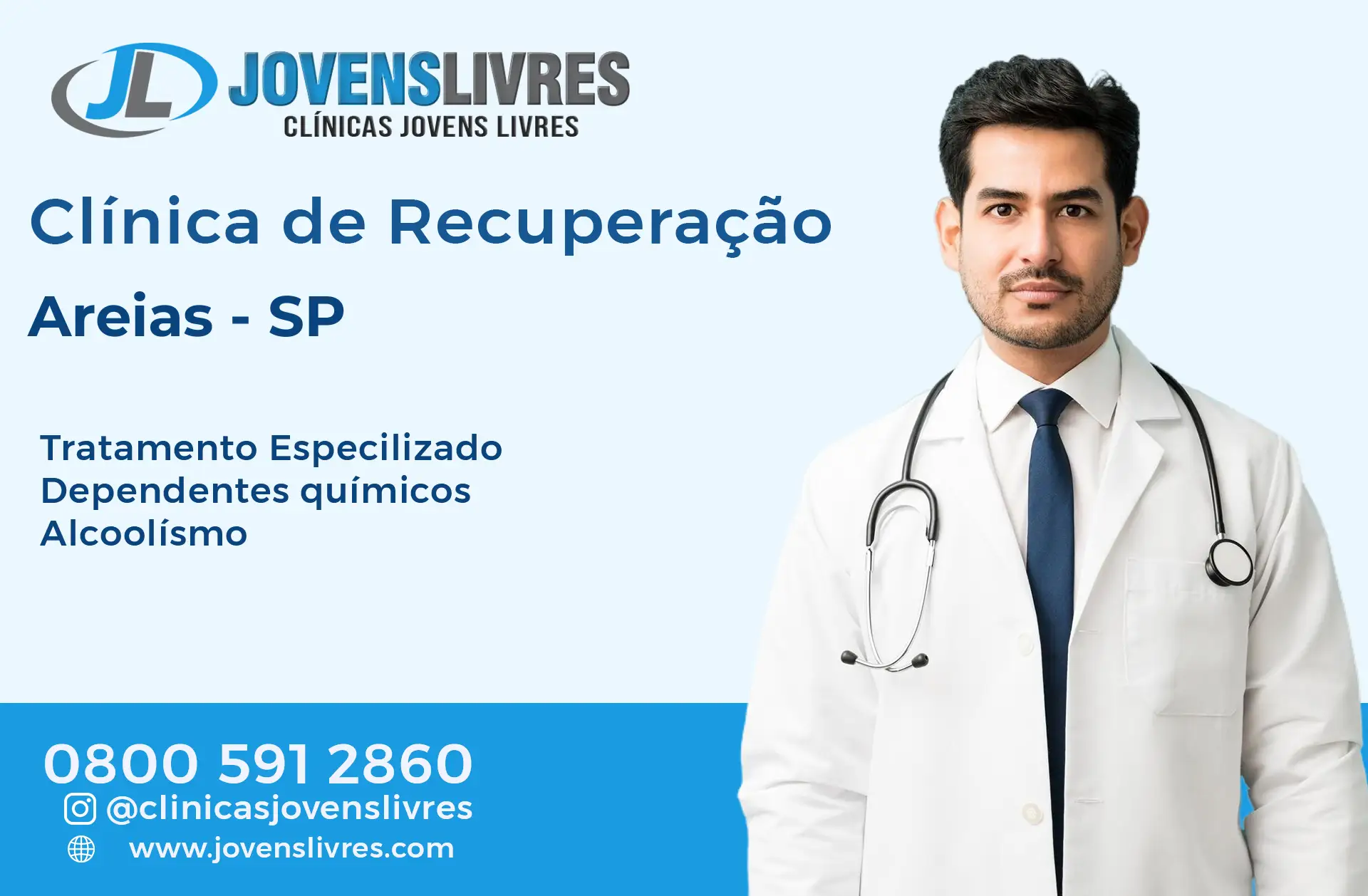 Clínica de Recuperação em Areias - SP