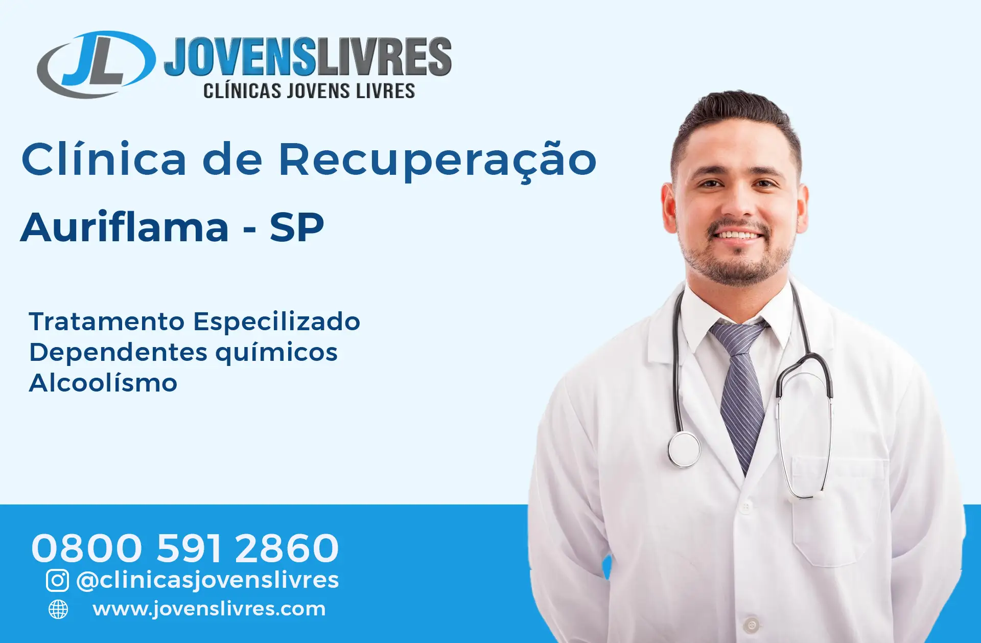 Clínica de Recuperação em Auriflama - SP