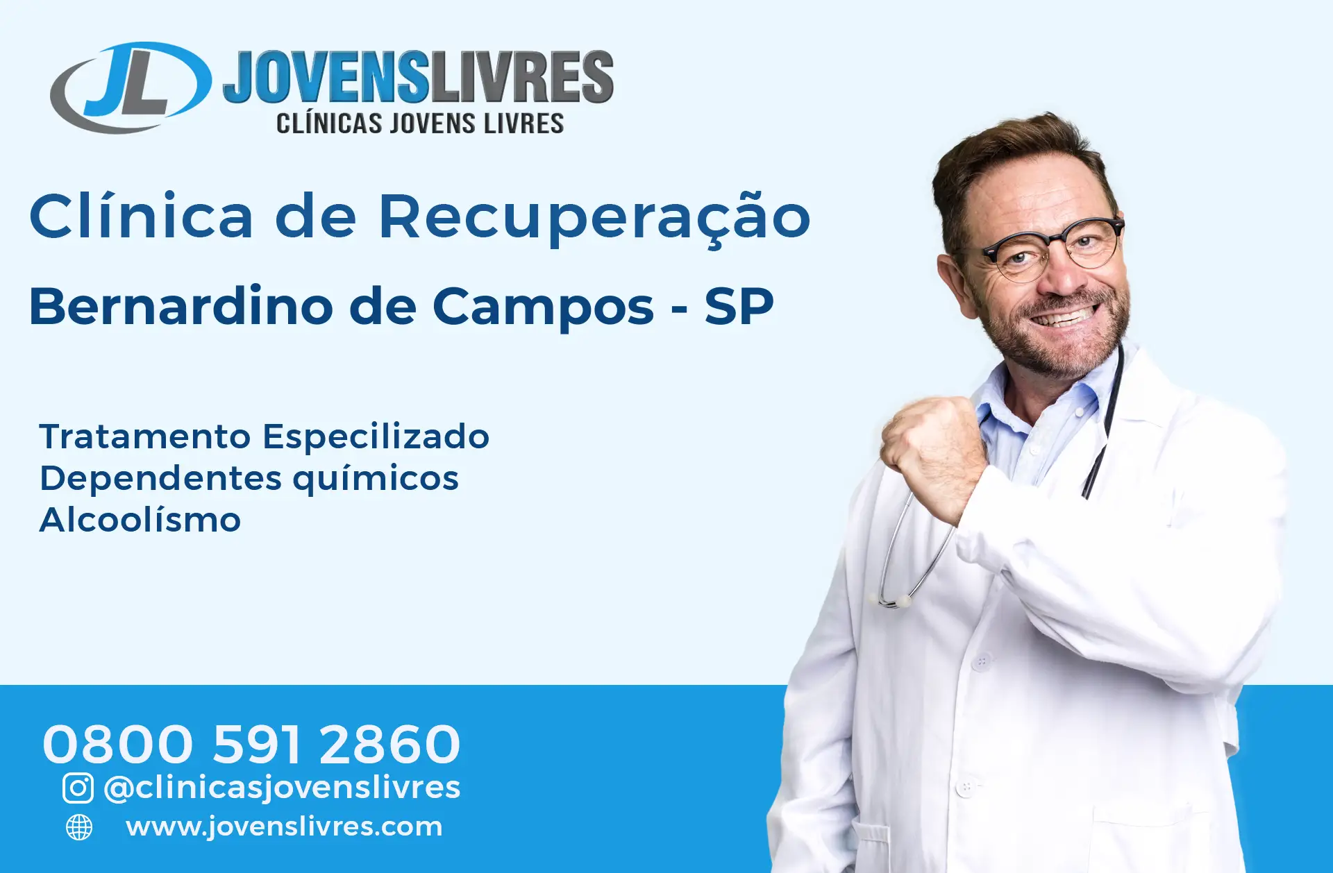 Clínica de Recuperação em Bernardino de Campos - SP