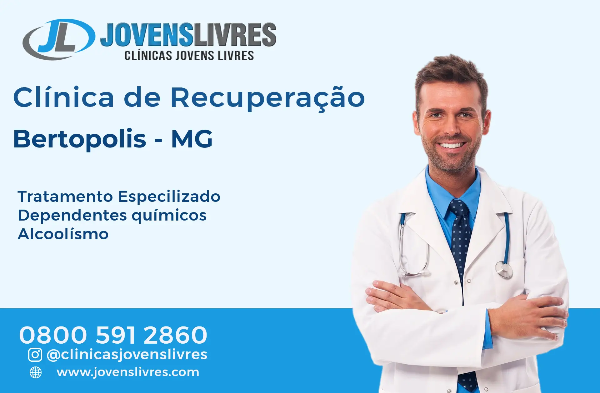 Clínica de Recuperação em Bertópolis - MG