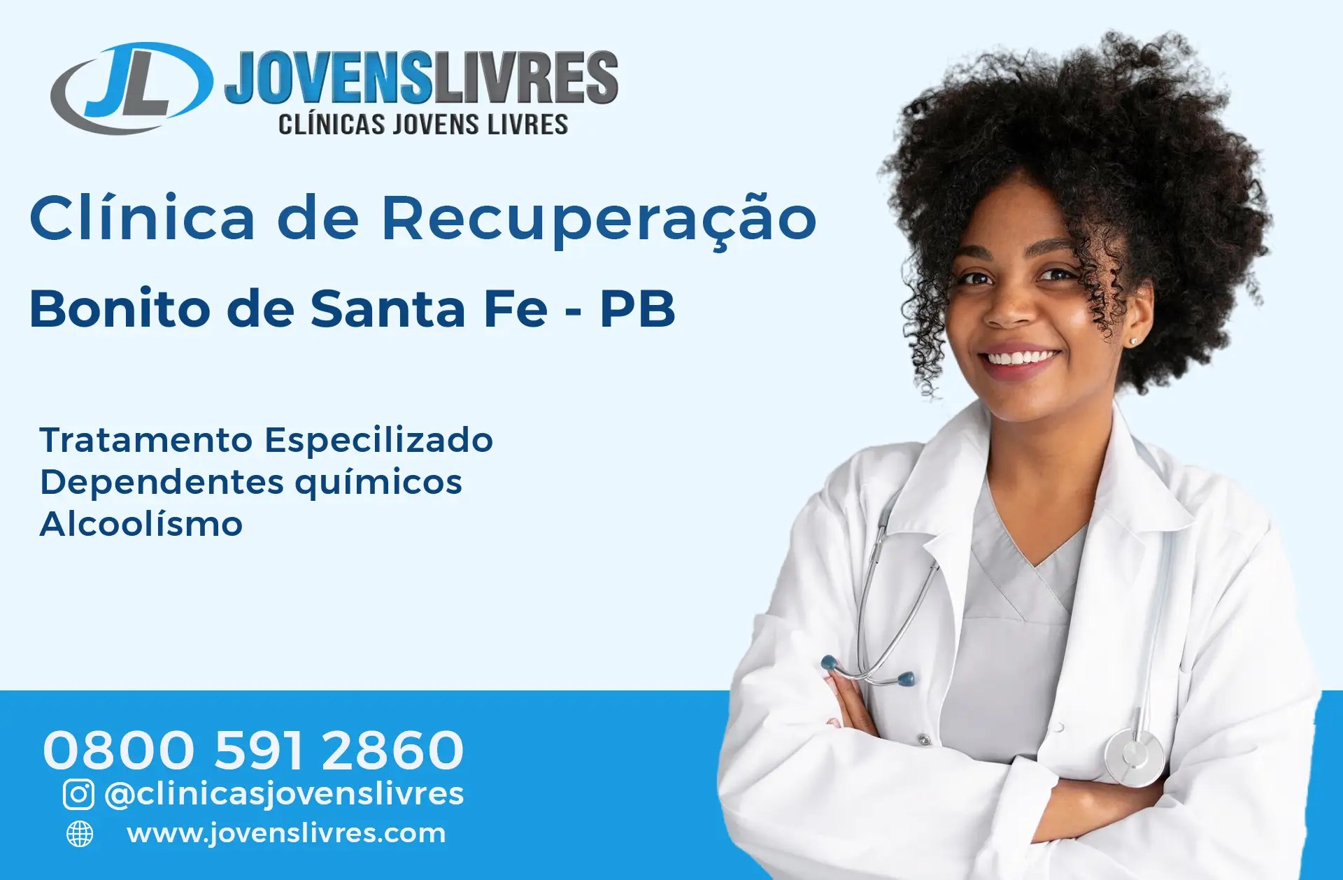 Clínica de Recuperação em Bonito de Santa Fé - PB