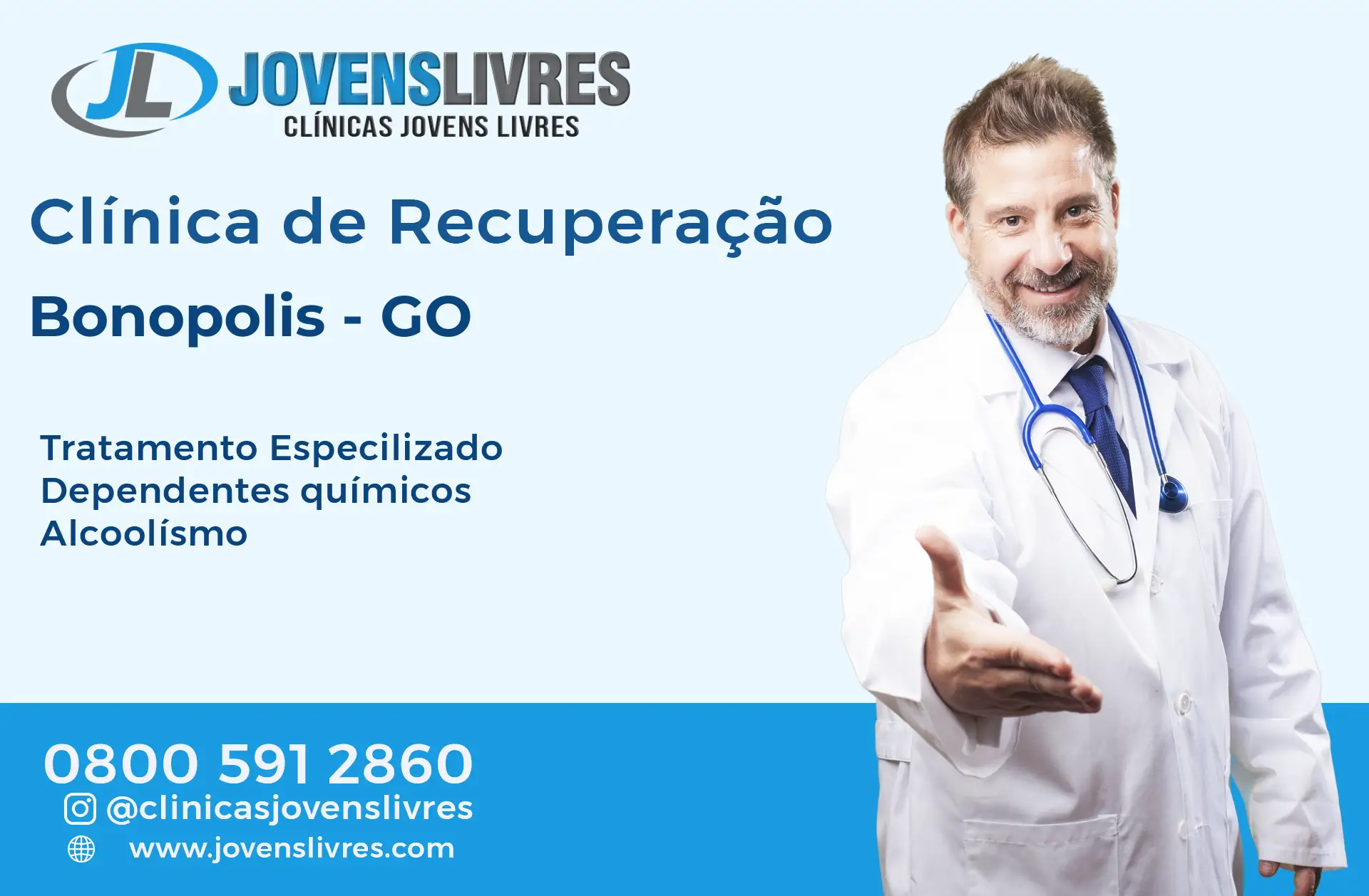 Clínica de Recuperação em Bonópolis - GO