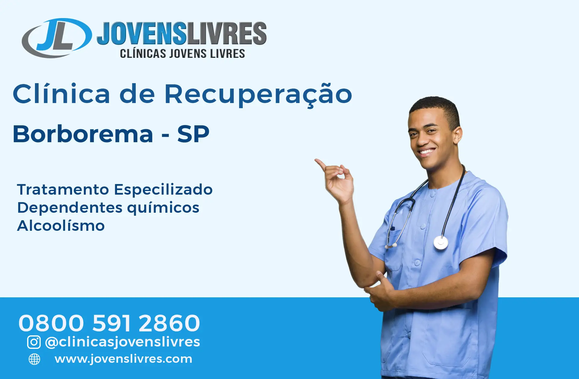 Clínica de Recuperação em Borborema - SP