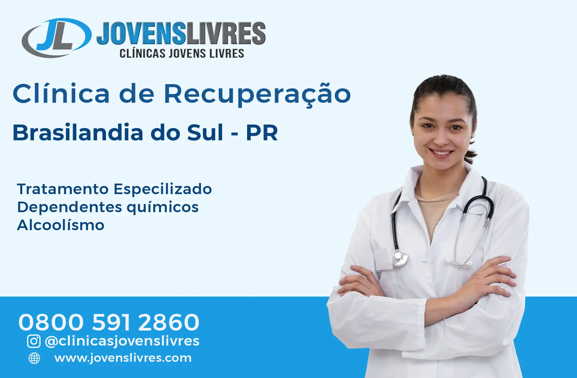 Clínica de Recuperação em Brasilândia do Sul - PR