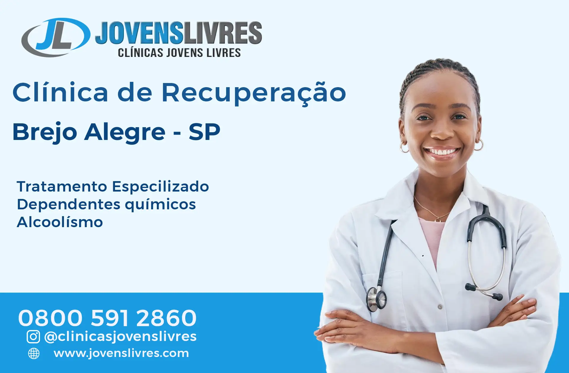 Clínica de Recuperação em Brejo Alegre - SP