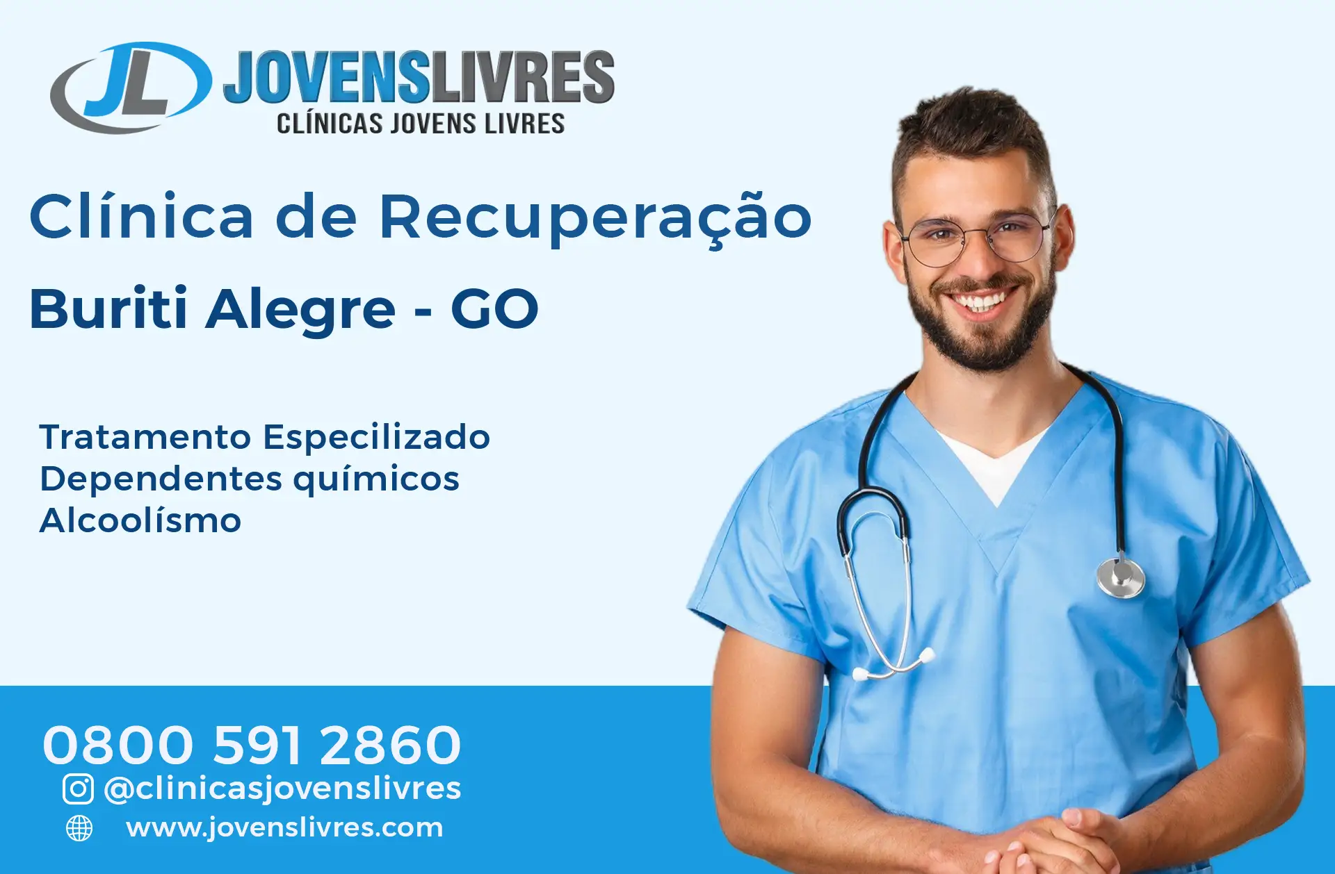 Clínica de Recuperação em Buriti Alegre - GO