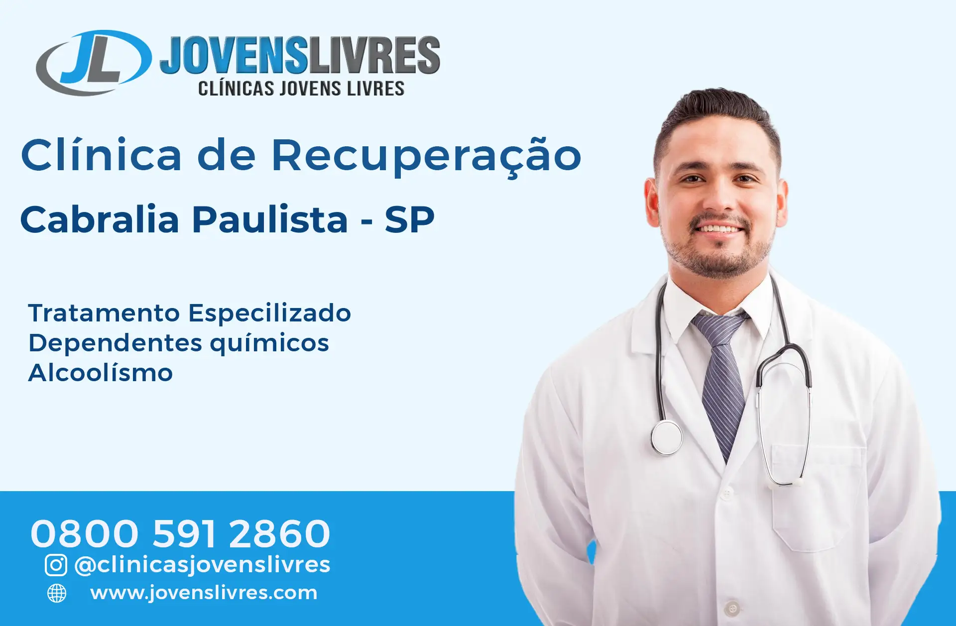 Clínica de Recuperação em Cabrália Paulista - SP