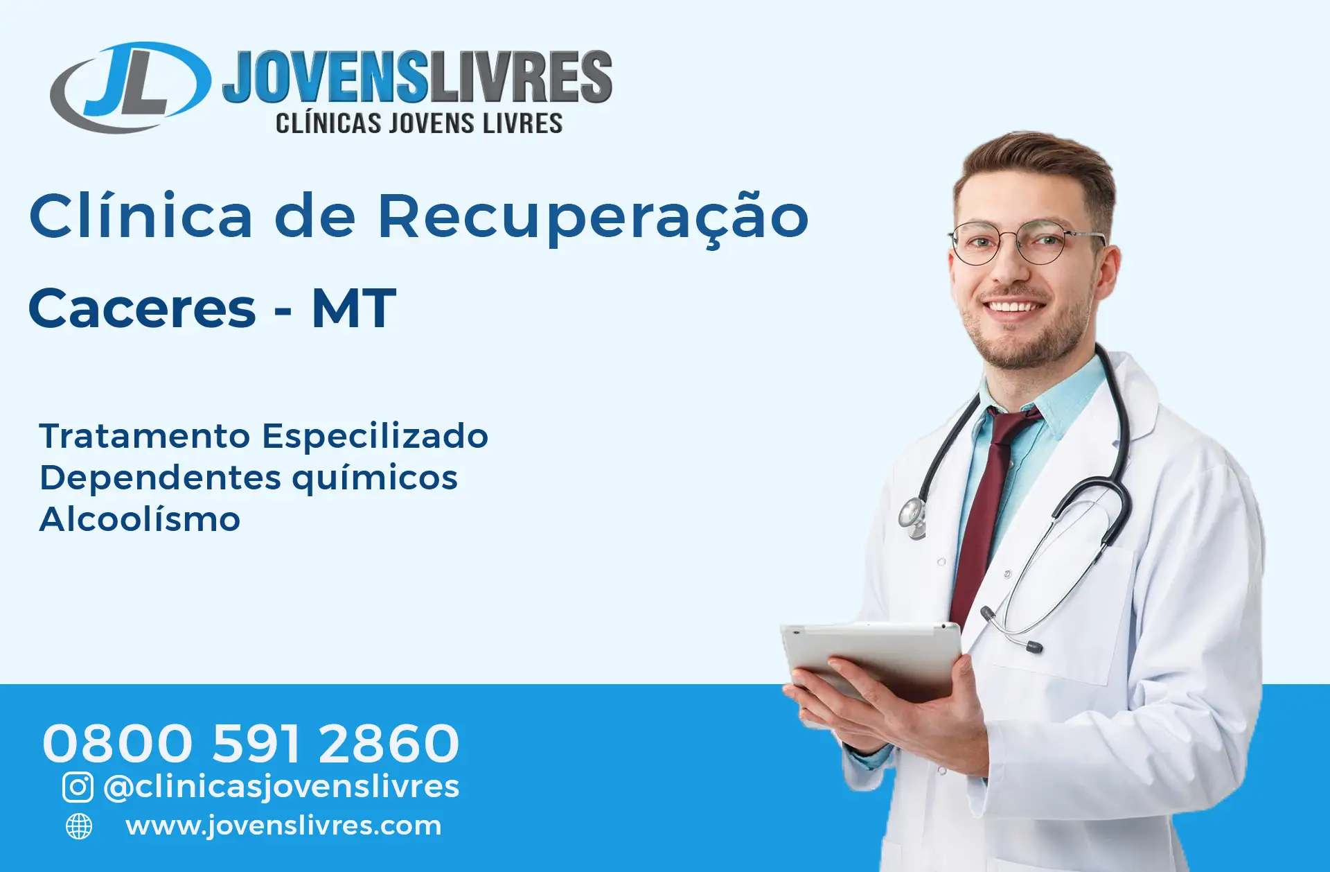 Clínica de Recuperação em Cáceres - MT