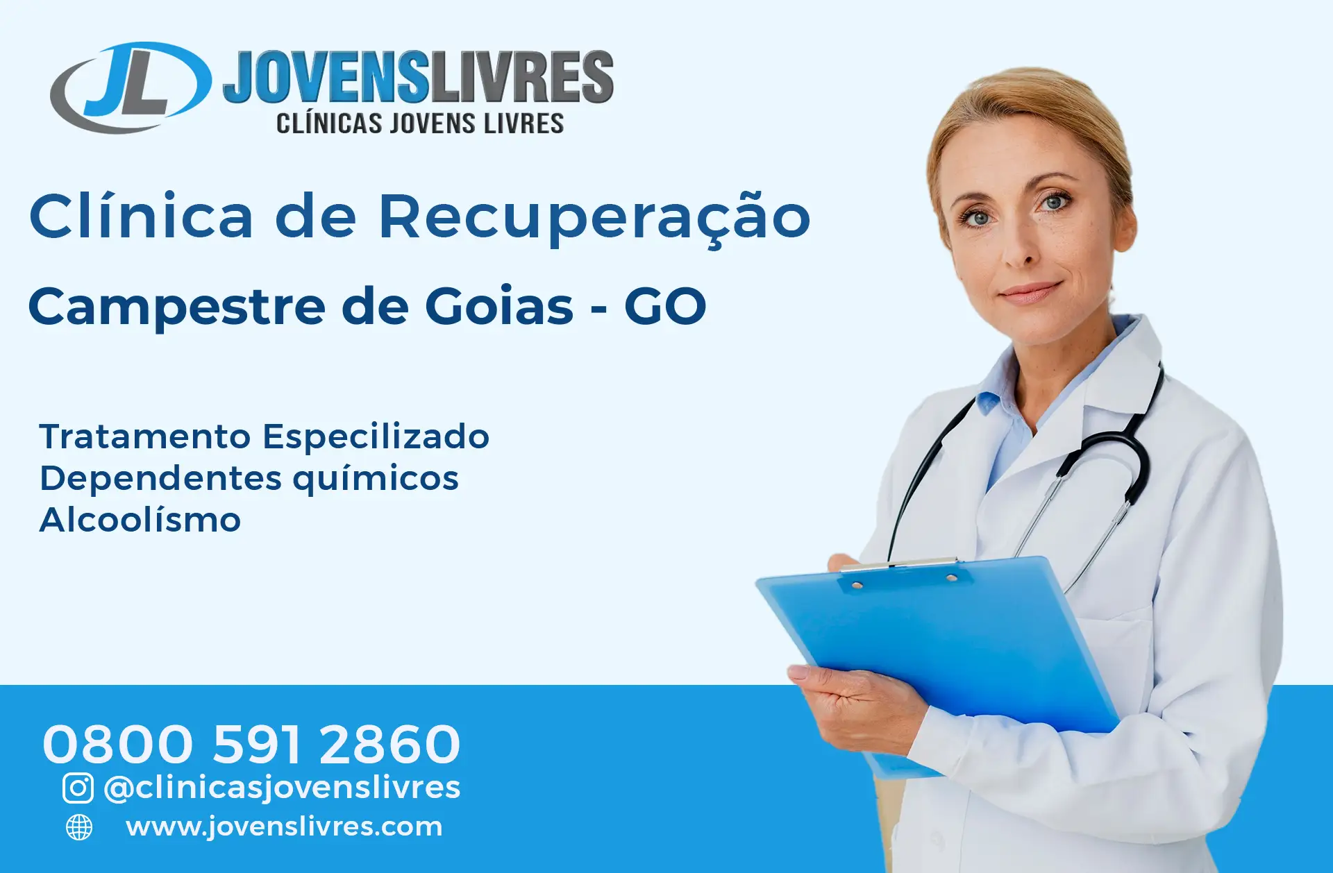 Clínica de Recuperação em Campestre de Goiás - GO