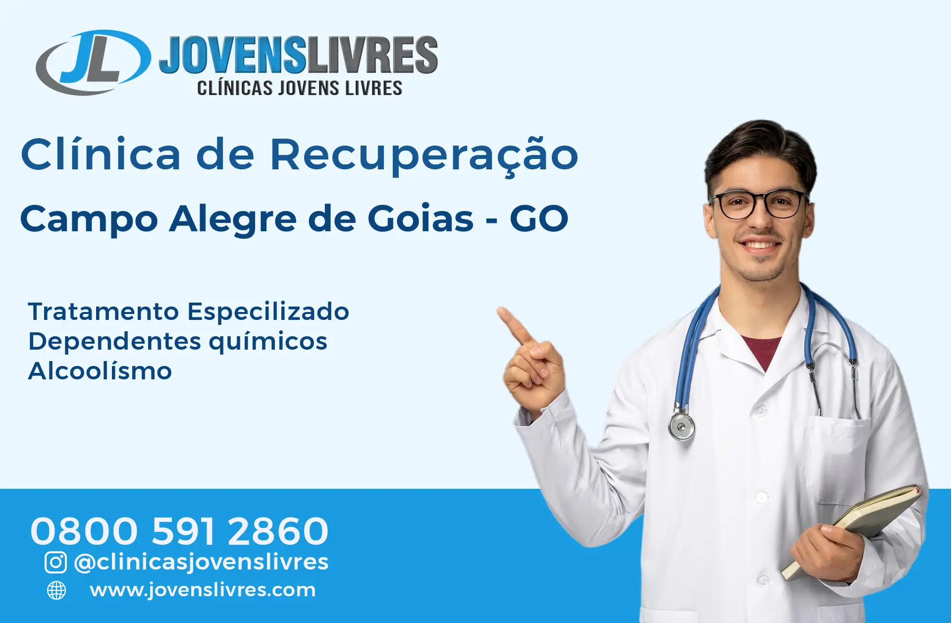 Clínica de Recuperação em Campo Alegre de Goiás - GO