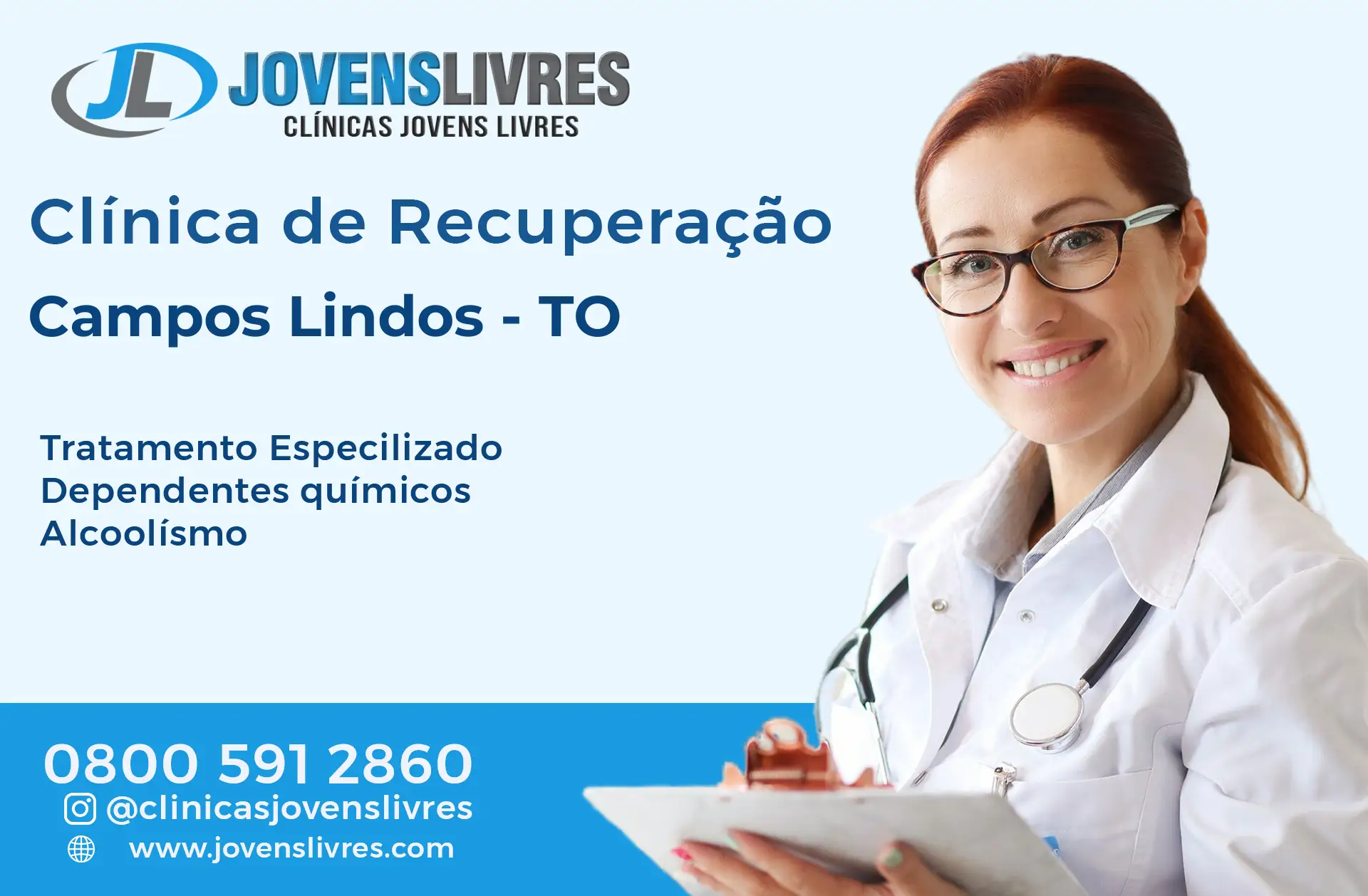 Clínica de Recuperação em Campos Lindos - TO