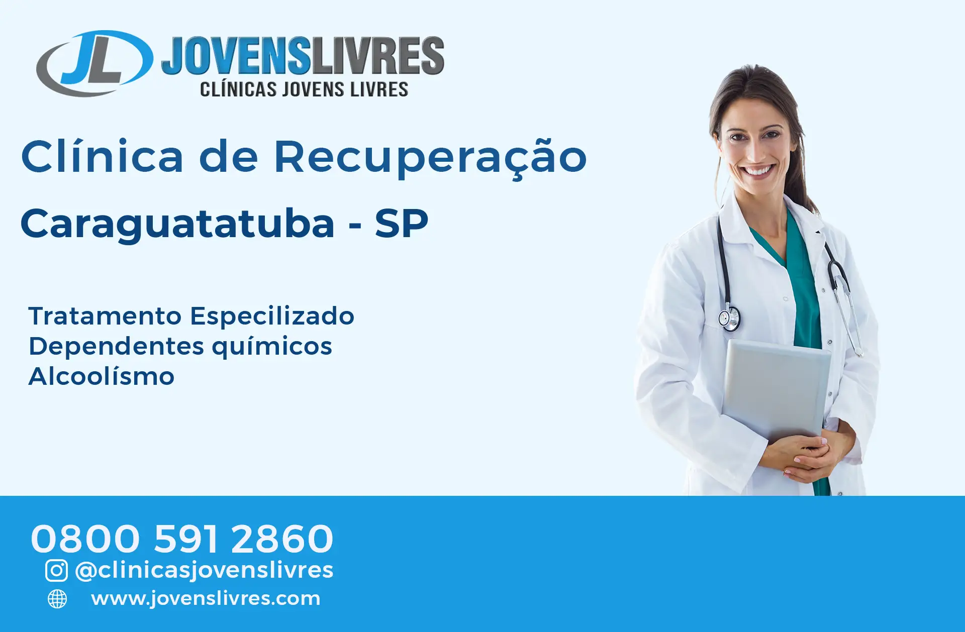 Clínica de Recuperação em Caraguatatuba - SP