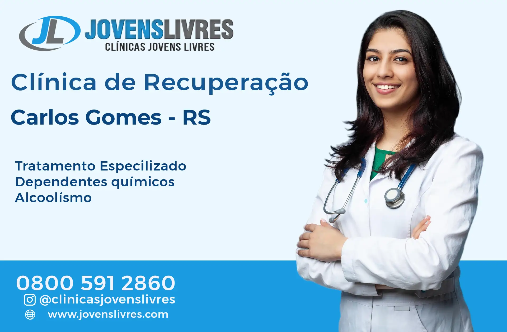 Clínica de Recuperação em Carlos Gomes - RS