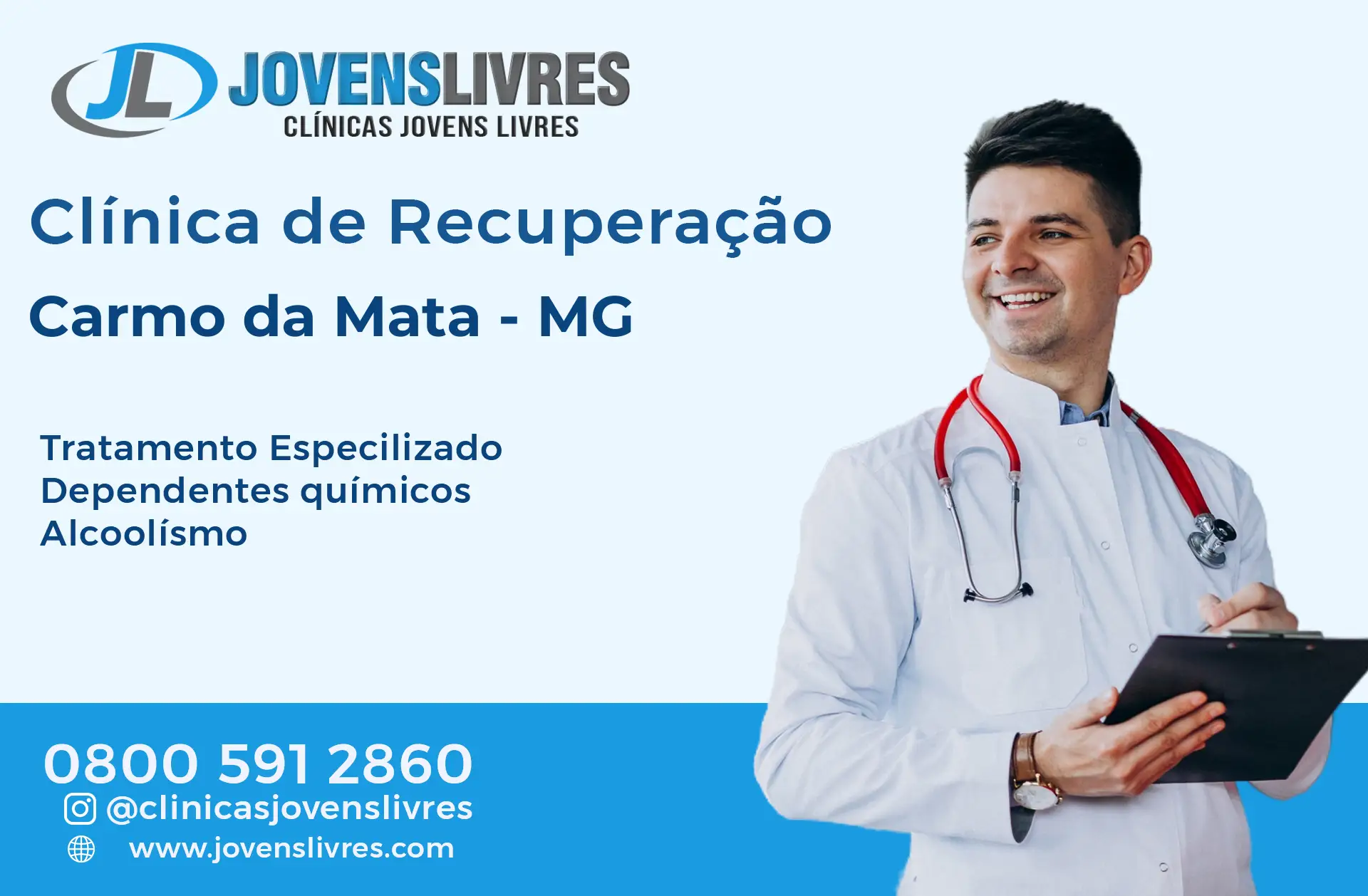 Clínica de Recuperação em Carmo da Mata - MG