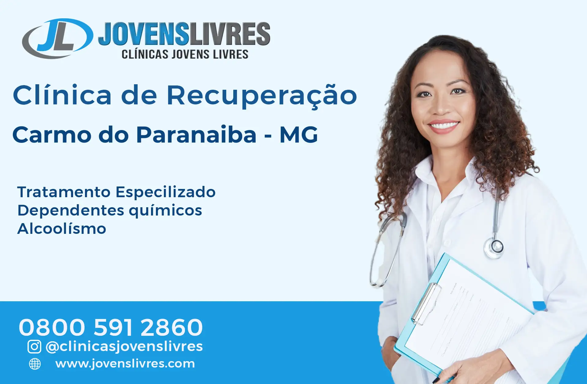 Clínica de Recuperação em Carmo do Paranaíba - MG