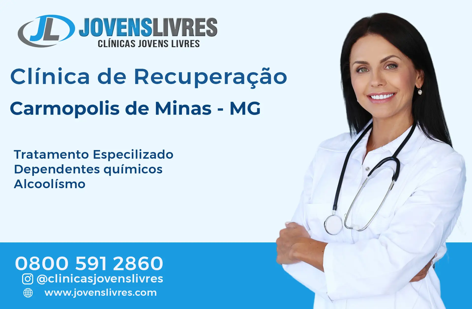 Clínica de Recuperação em Carmópolis de Minas - MG