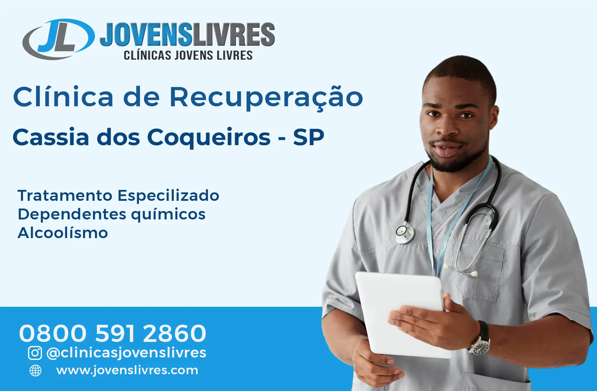 Clínica de Recuperação em Cássia dos Coqueiros - SP