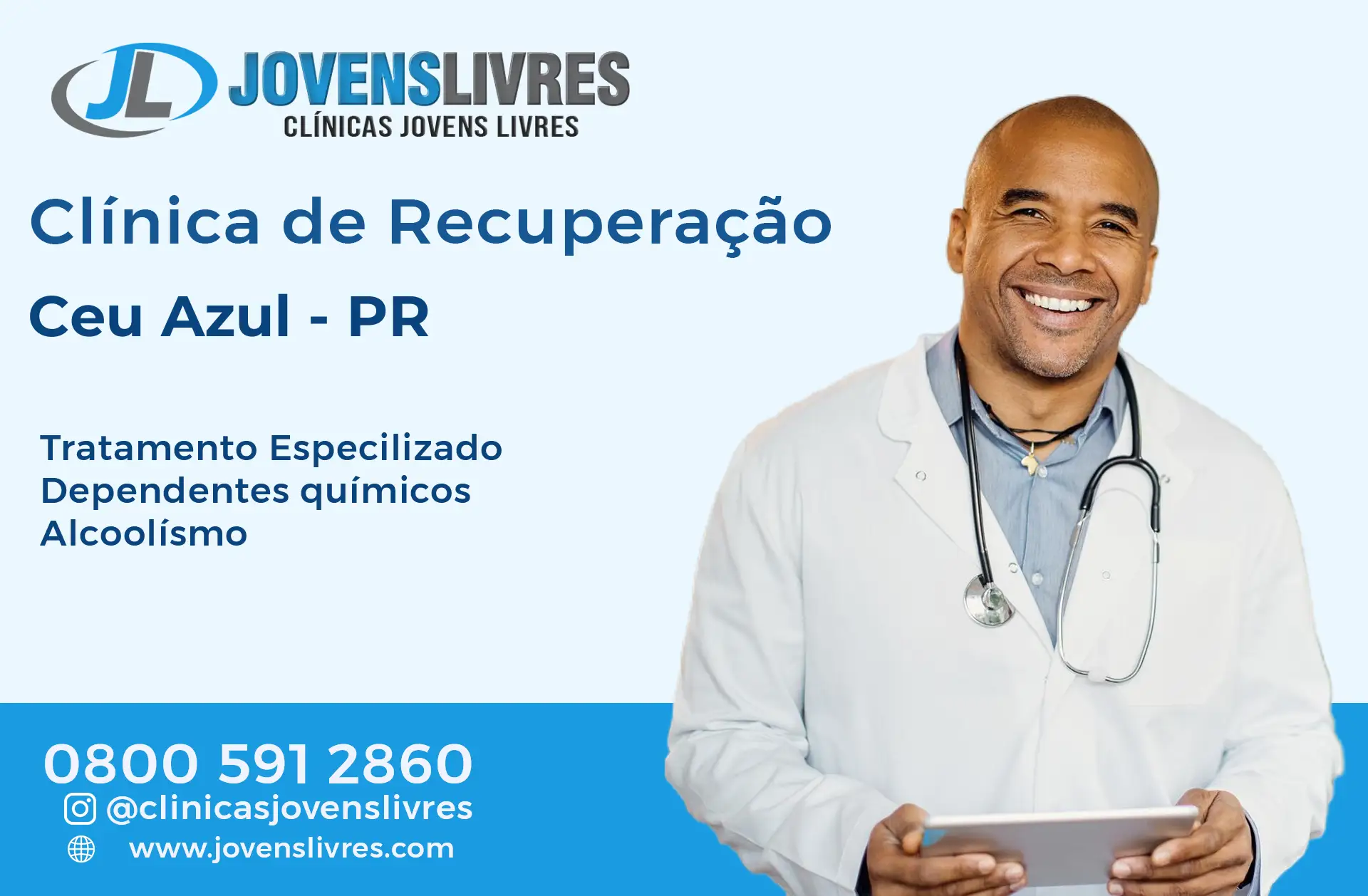 Clínica de Recuperação em Céu Azul - PR