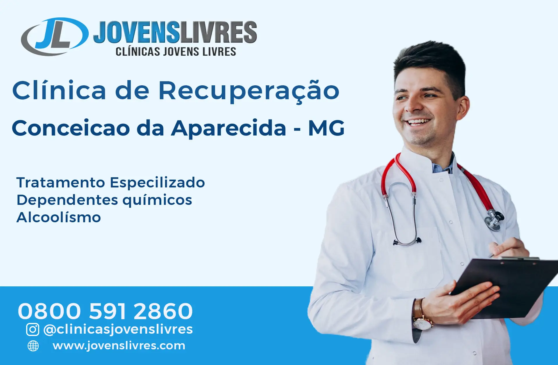 Clínica de Recuperação em Conceição da Aparecida - MG