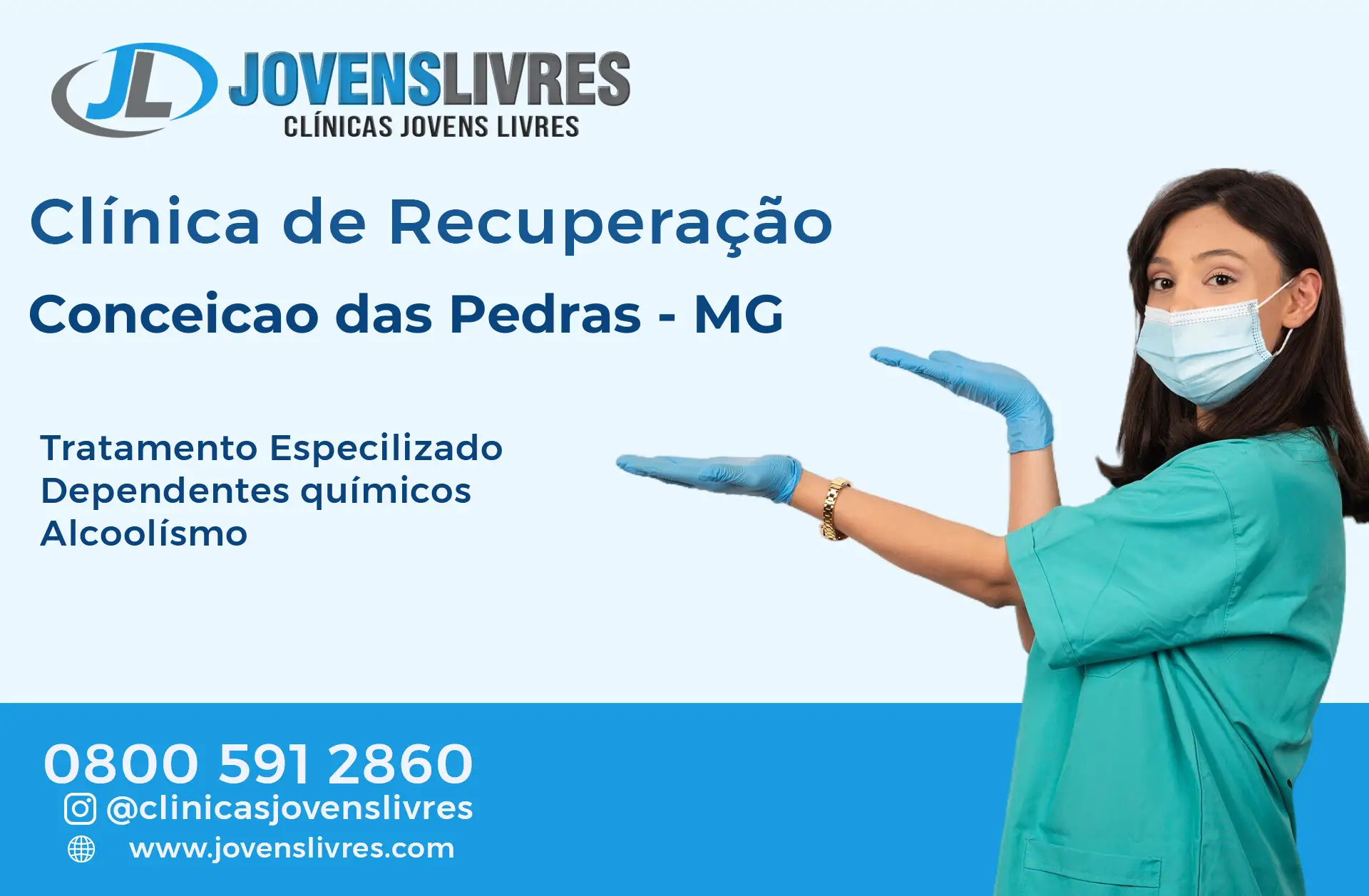 Clínica de Recuperação em Conceição das Pedras - MG