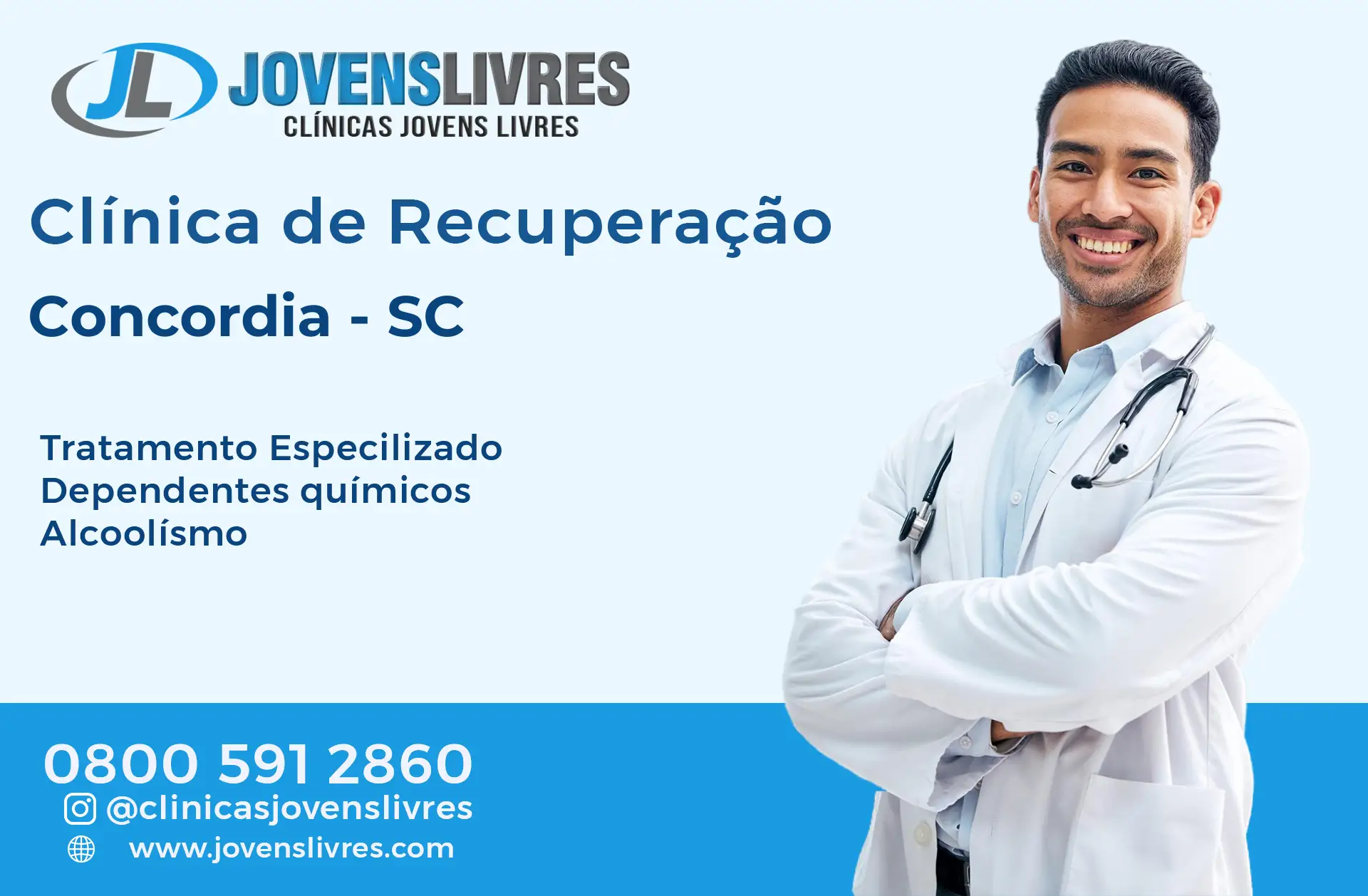 Clínica de Recuperação em Concórdia - SC