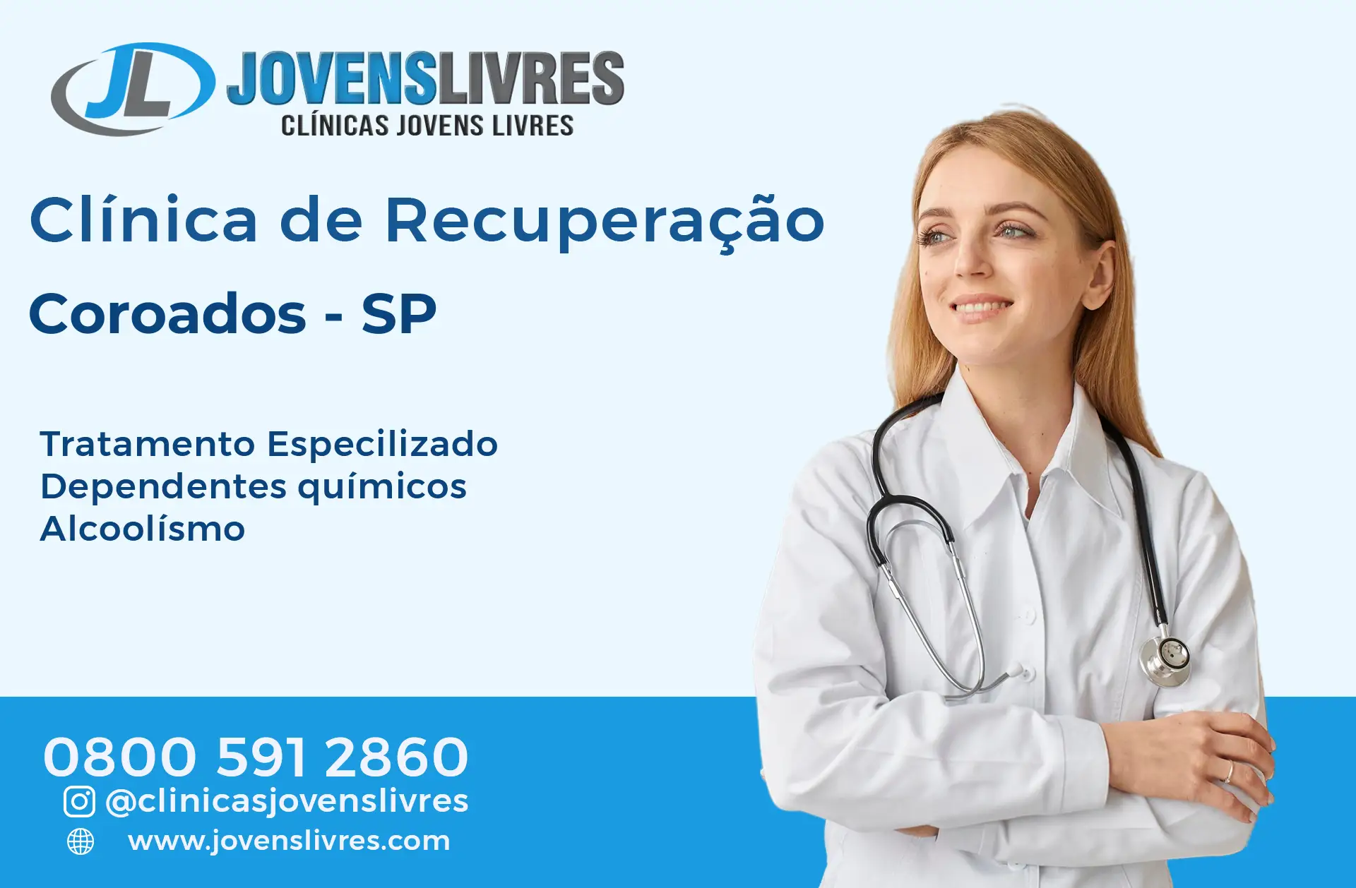 Clínica de Recuperação em Coroados - SP