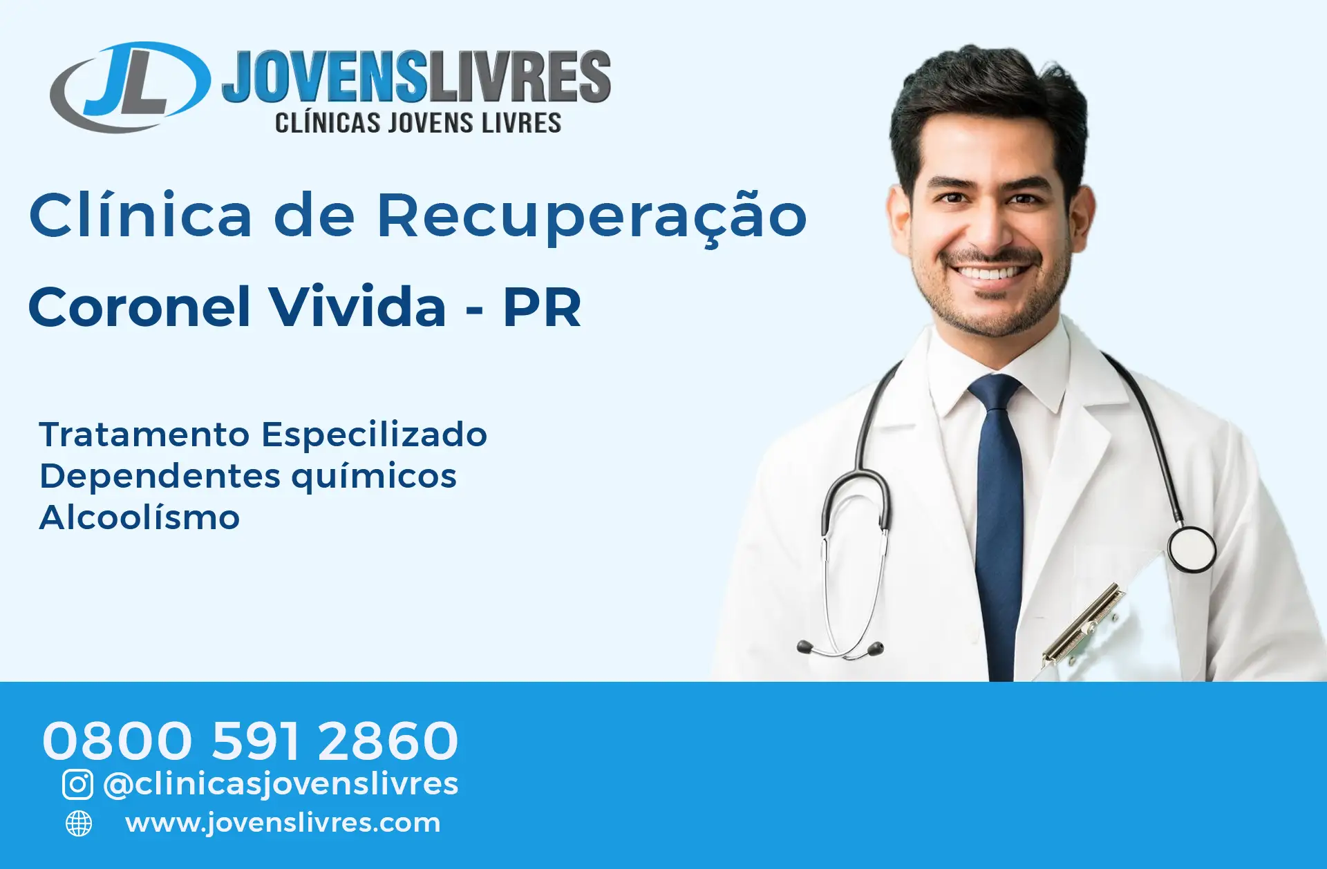 Clínica de Recuperação em Coronel Vivida - PR