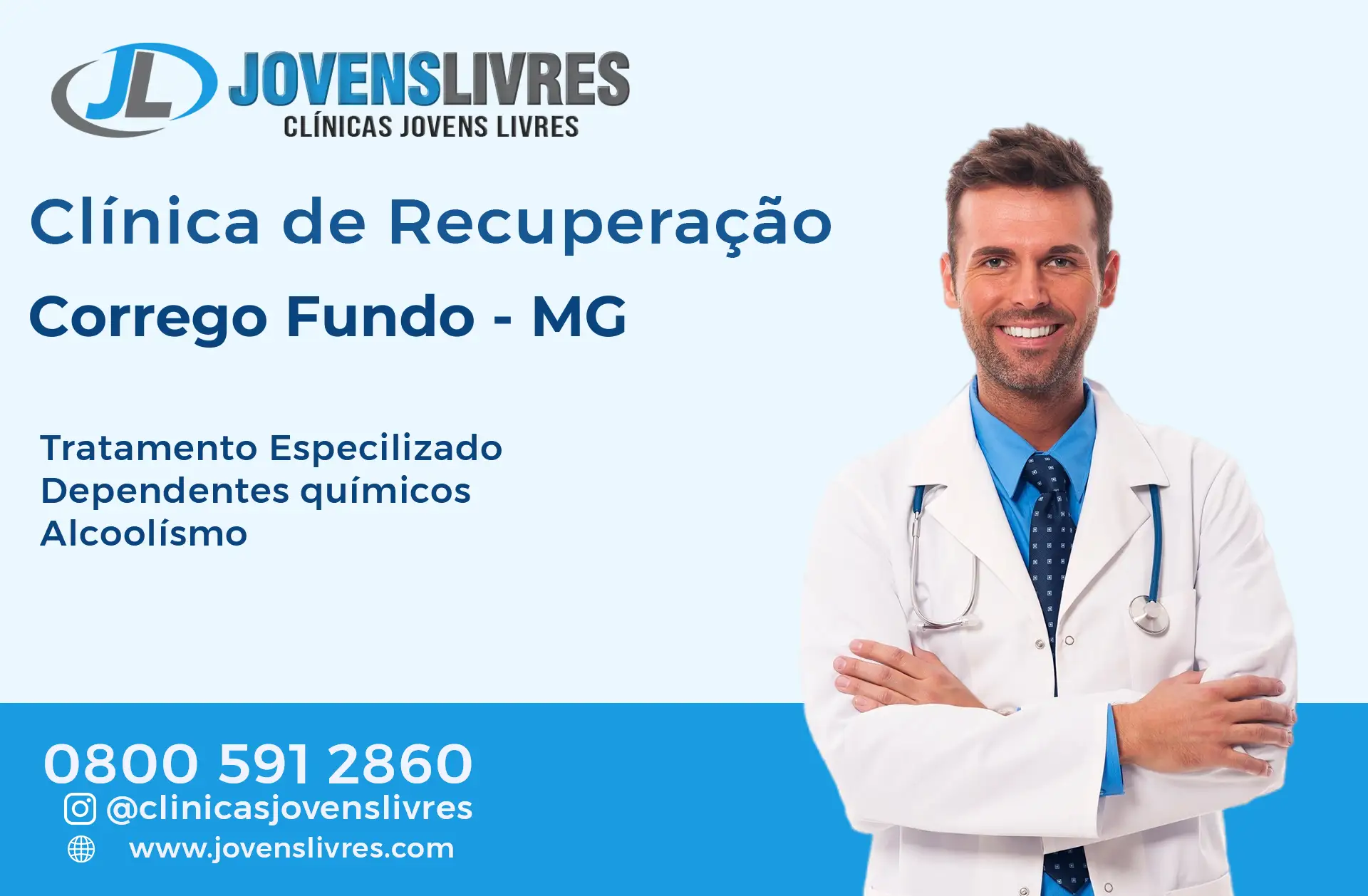 Clínica de Recuperação em Córrego Fundo - MG