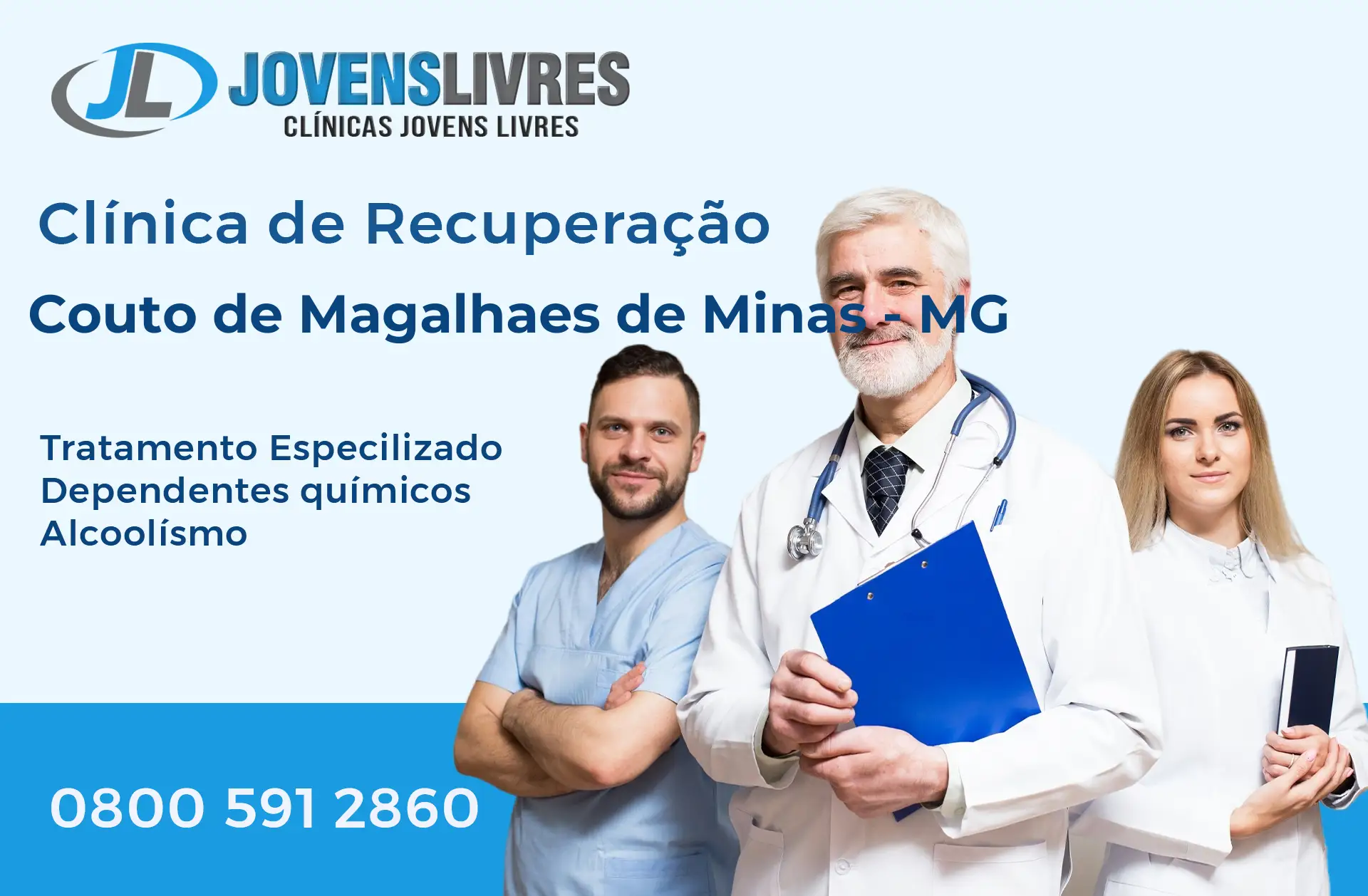 Clínica de Recuperação em Couto de Magalhães de Minas - MG