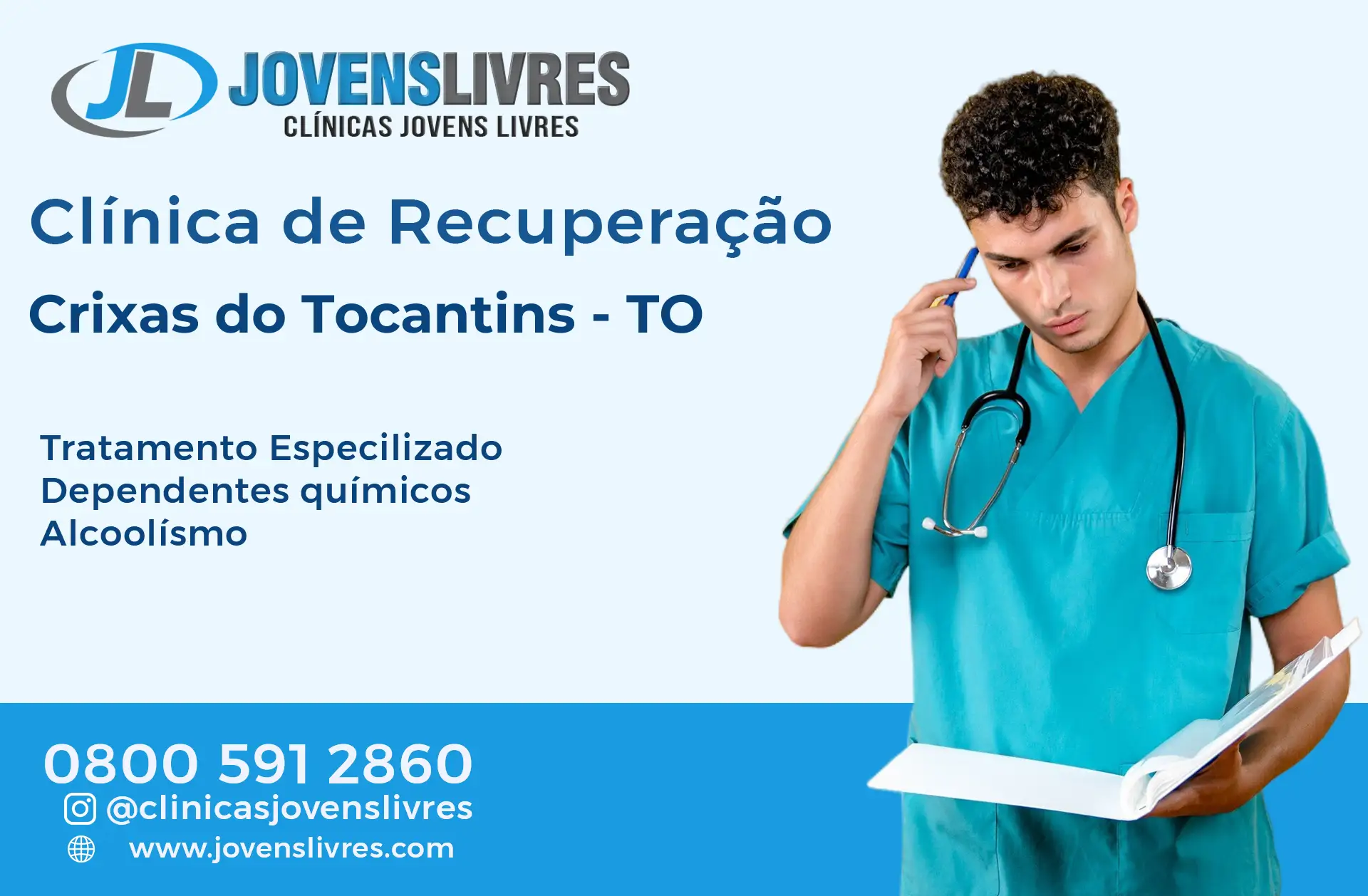 Clínica de Recuperação em Crixás do Tocantins - TO