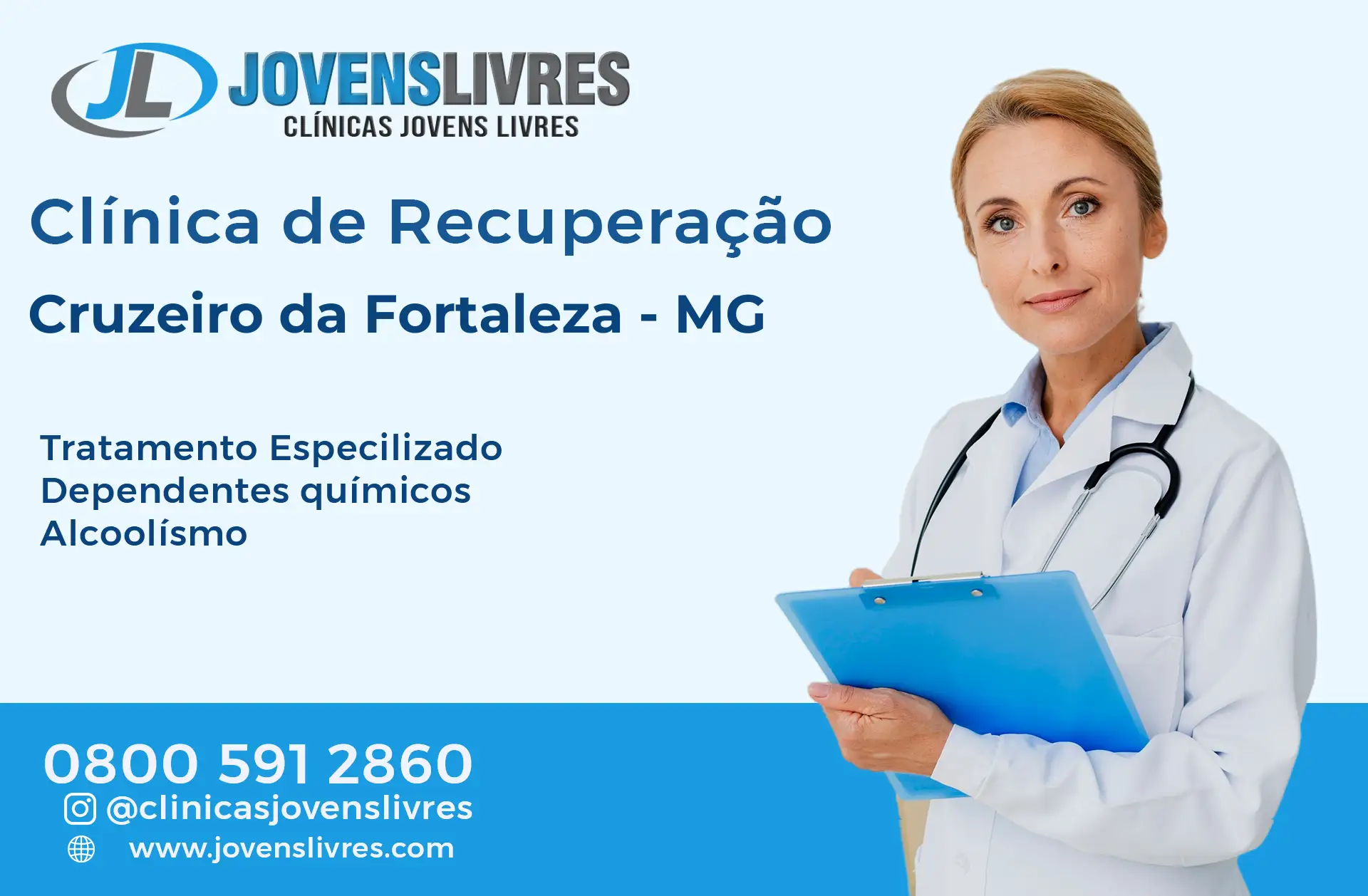 Clínica de Recuperação em Cruzeiro da Fortaleza - MG