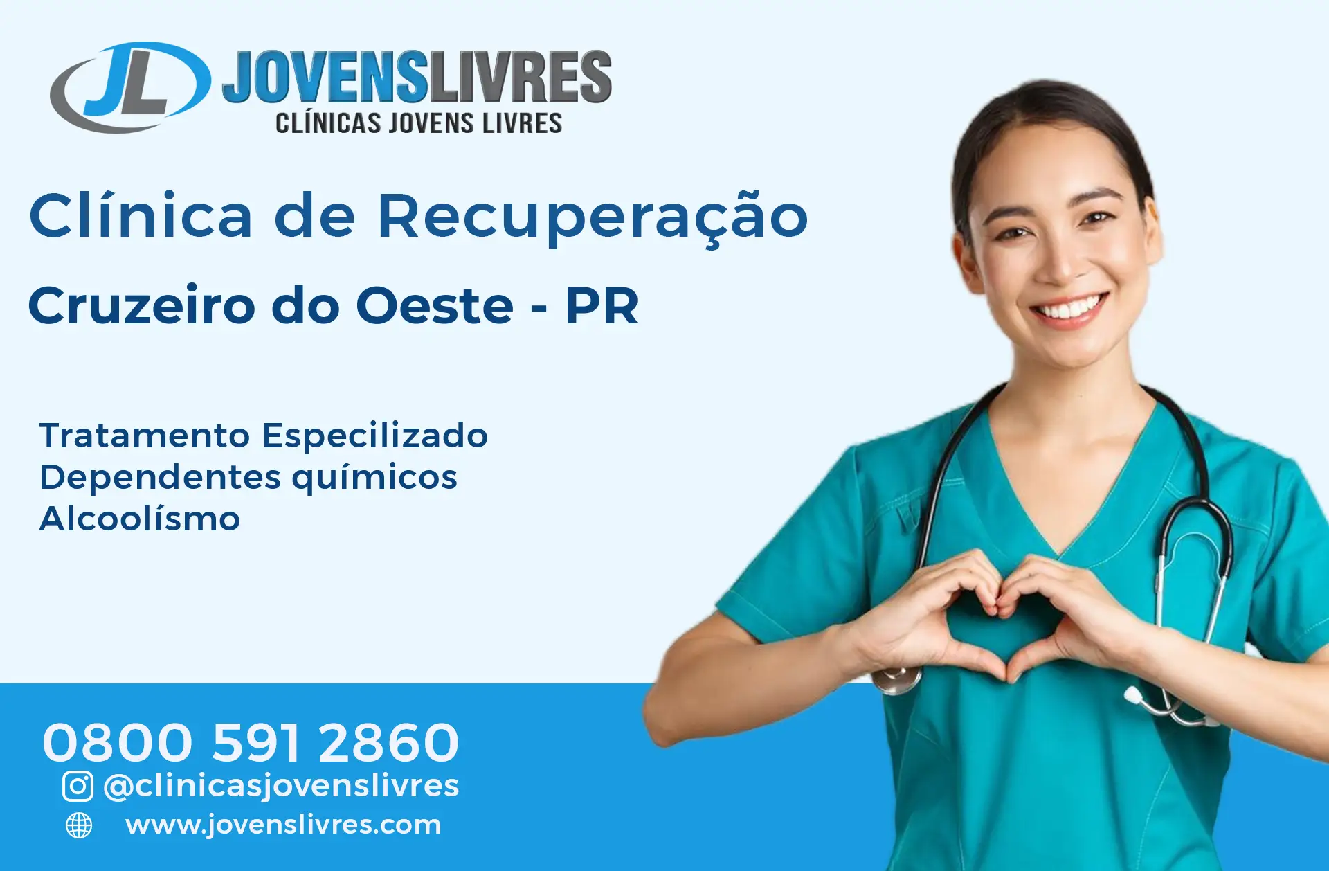 Clínica de Recuperação em Cruzeiro do Oeste - PR