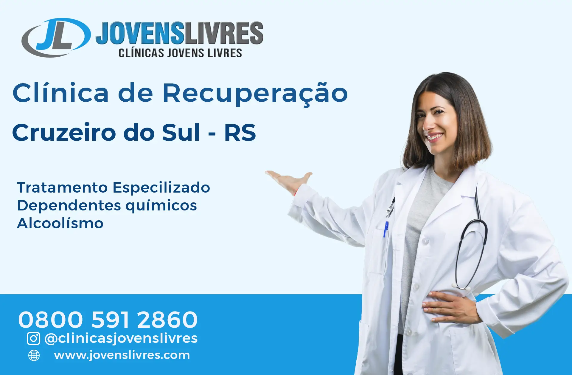 Clínica de Recuperação em Cruzeiro do Sul - RS