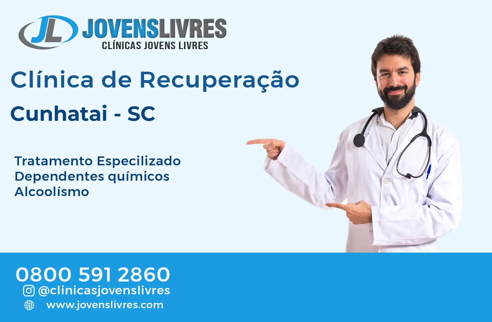 Clínica de Recuperação em Cunhataí - SC